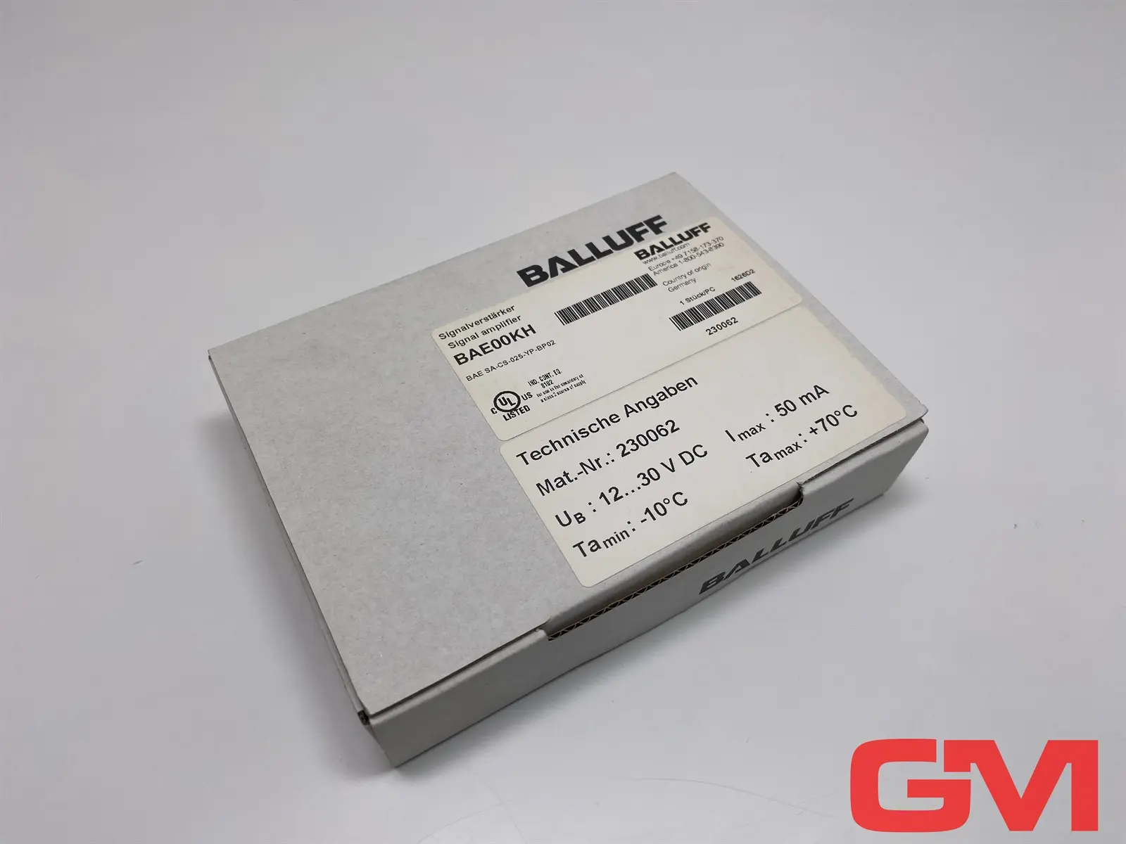 Produktfoto 1 von Balluff Signalverstärker BAE00KH BAE SA-CS-025-YP-BP02 signal amplifier