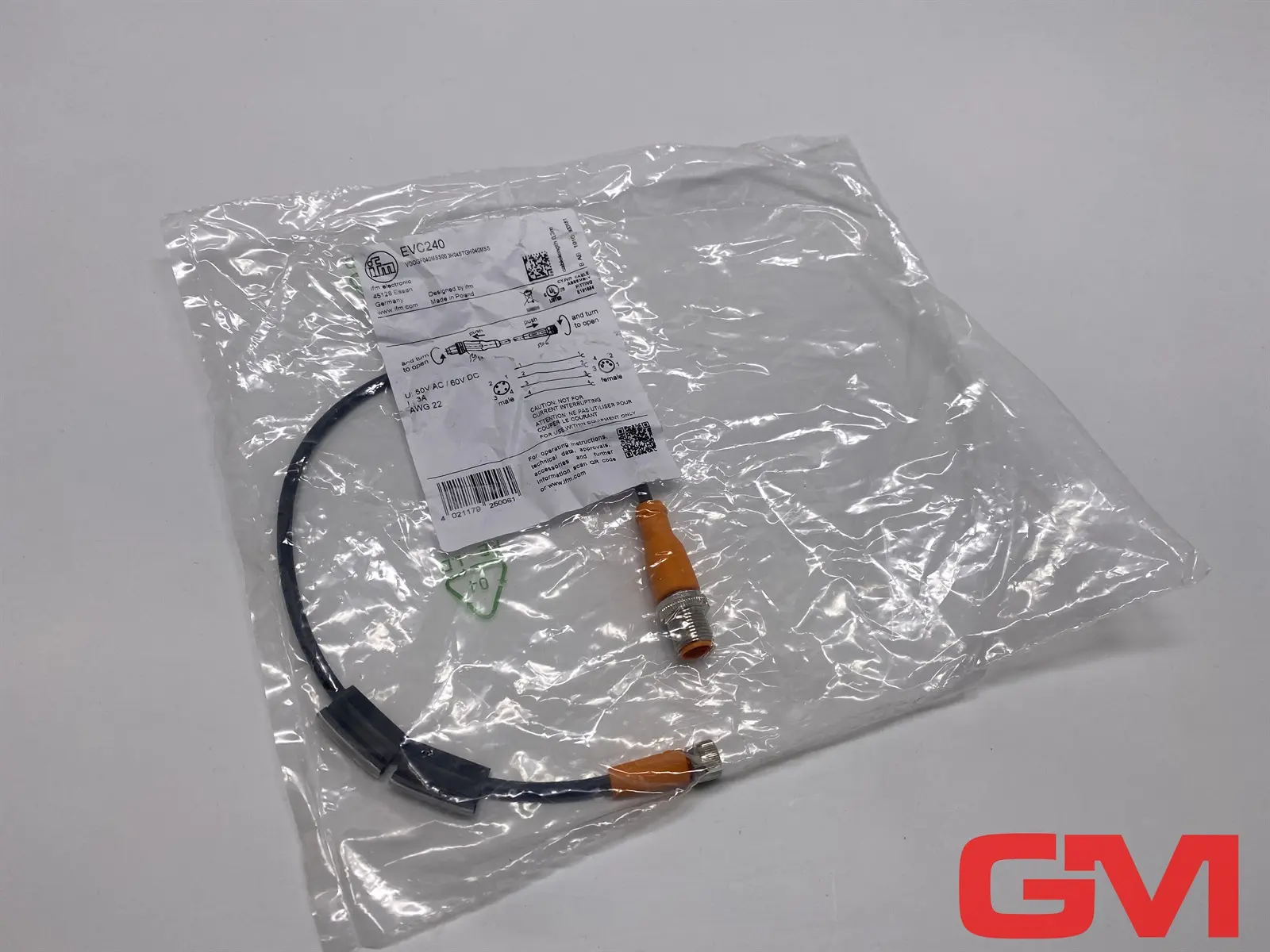 Produktfoto 1 von ifm Verbindungskabel EVC240 VDOGF040MSS00,3H04STGH040MSS connecting cable