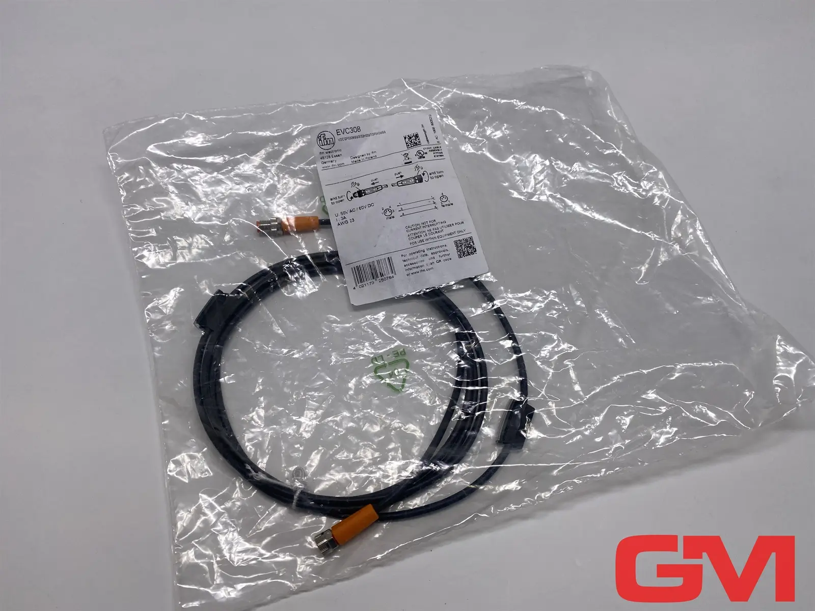 Produktfoto 1 von ifm Verbindungskabel EVC308 VDOGF030MSS0002H03STGF040MSS connecting cable