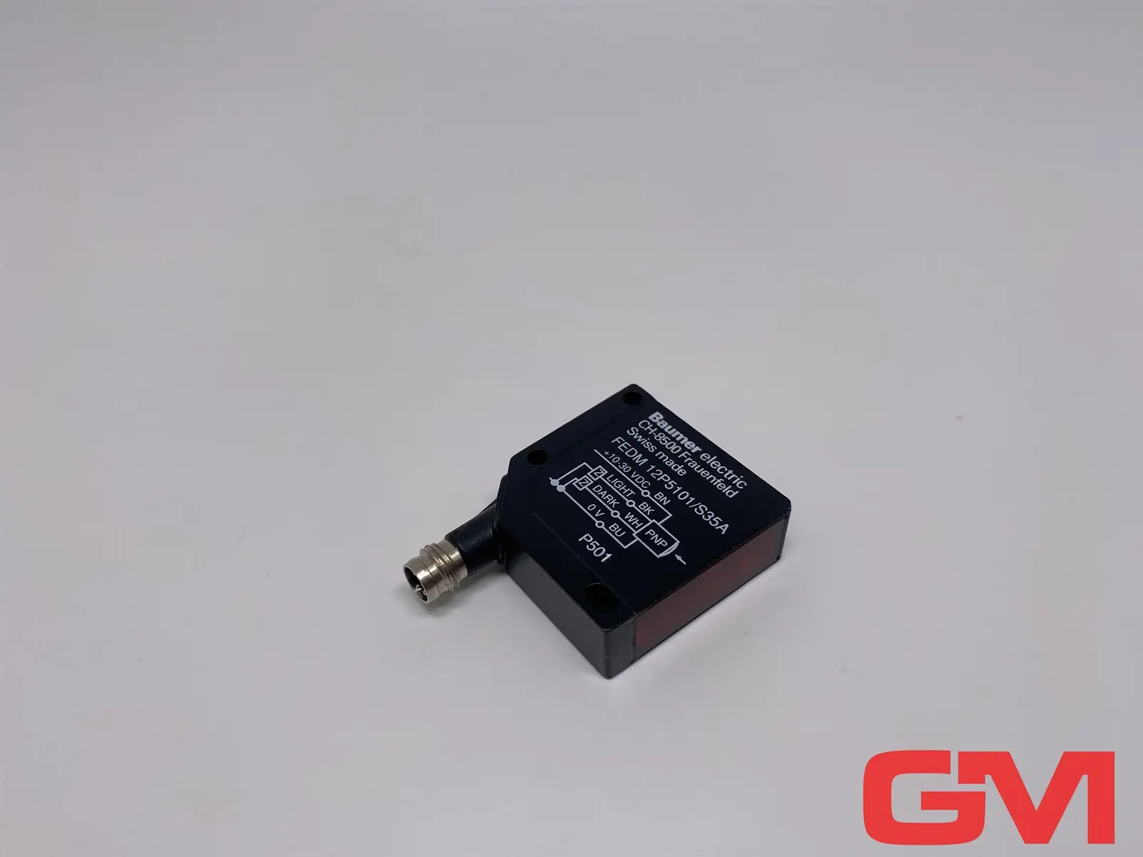 Produktfoto 1 von Baumer Einweg-Lichtschranke FEDM 12P5101/S35A beam sensor 10234250 Empfänger