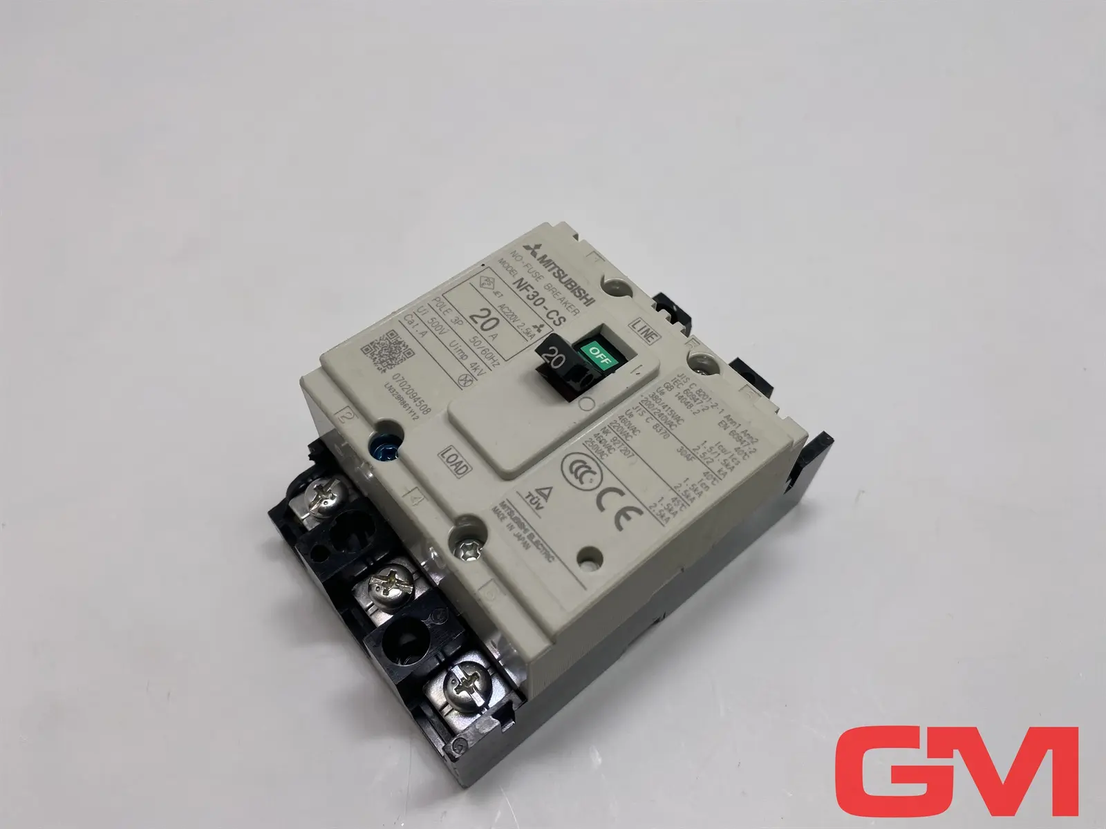 Produktfoto 1 von Mitsubishi Schutzschalter NF30-CS 3P 20A NO-Fuse Breaker leicht beschädigt