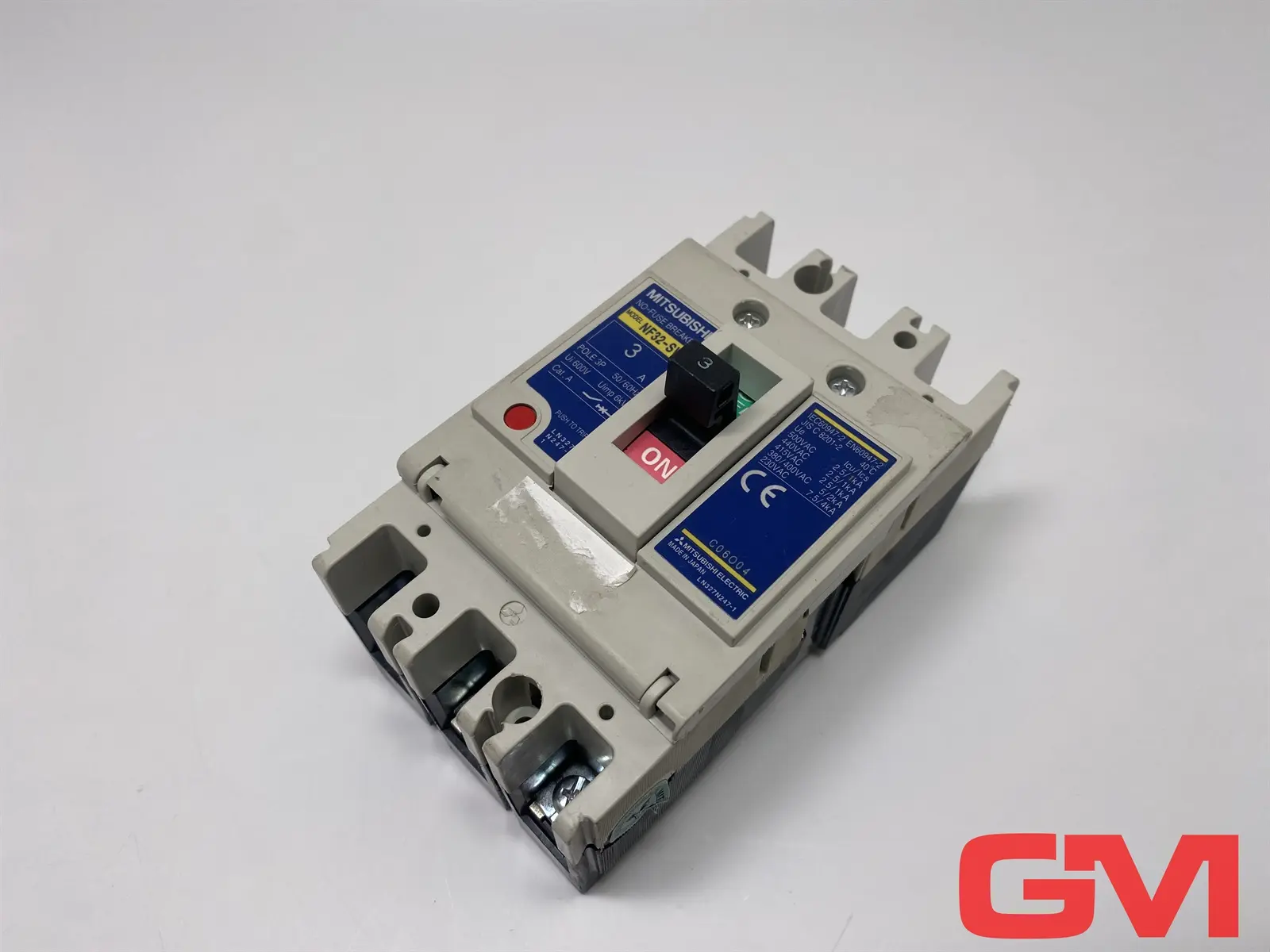 Produktfoto 1 von Mitsubishi Leistungsschalter NF32-SW 3P 3A no-guse breaker MCCB 254680