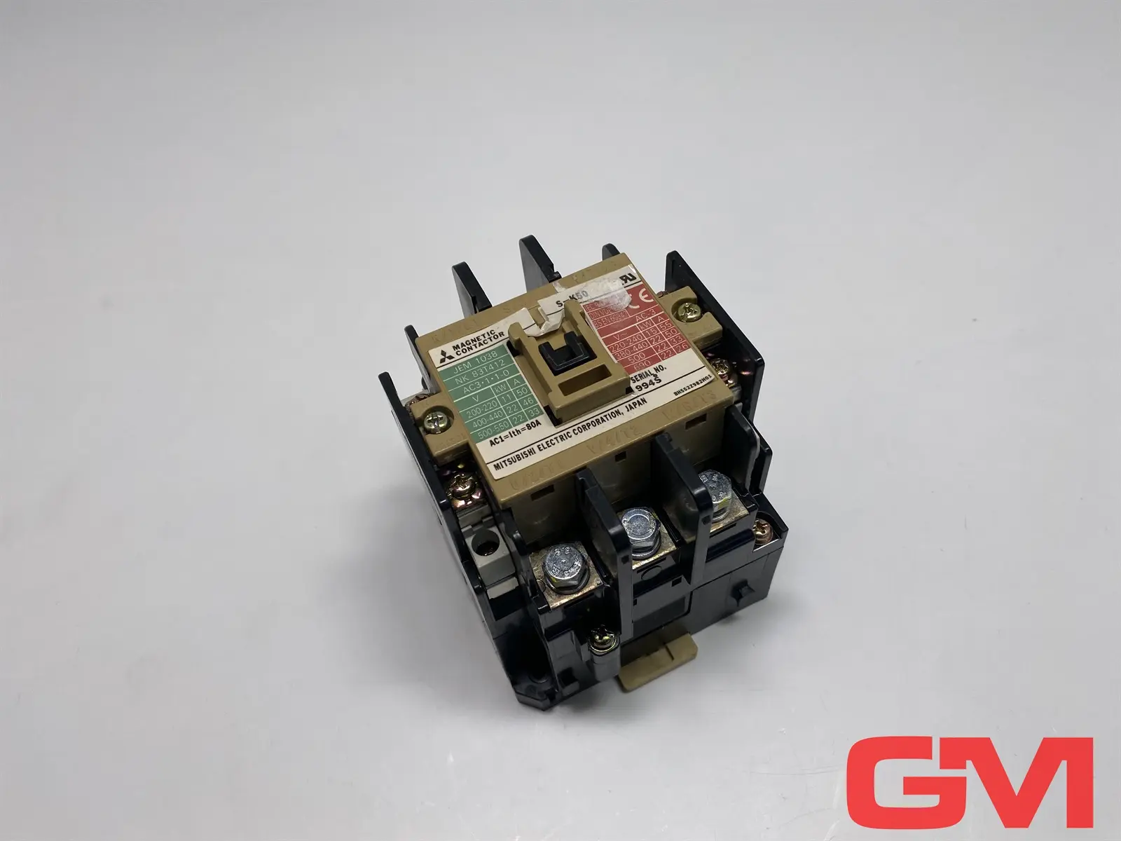 Produktfoto 1 von Mitsubishi Magnetschütz S-K50 magnetic contactor 80A 200-240V Schütz