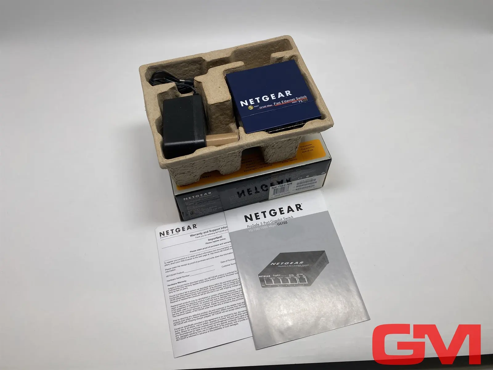 Produktfoto 1 von Netgear ProSafe 5-Port Fast Ethernet 10/100 Mbps Switch FS105 v2