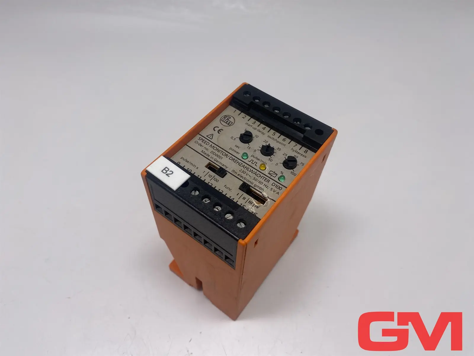 Produktfoto 1 von ifm Drehzahlwächter DD0001 D100/230VAC speed monitor Klammer fehlt