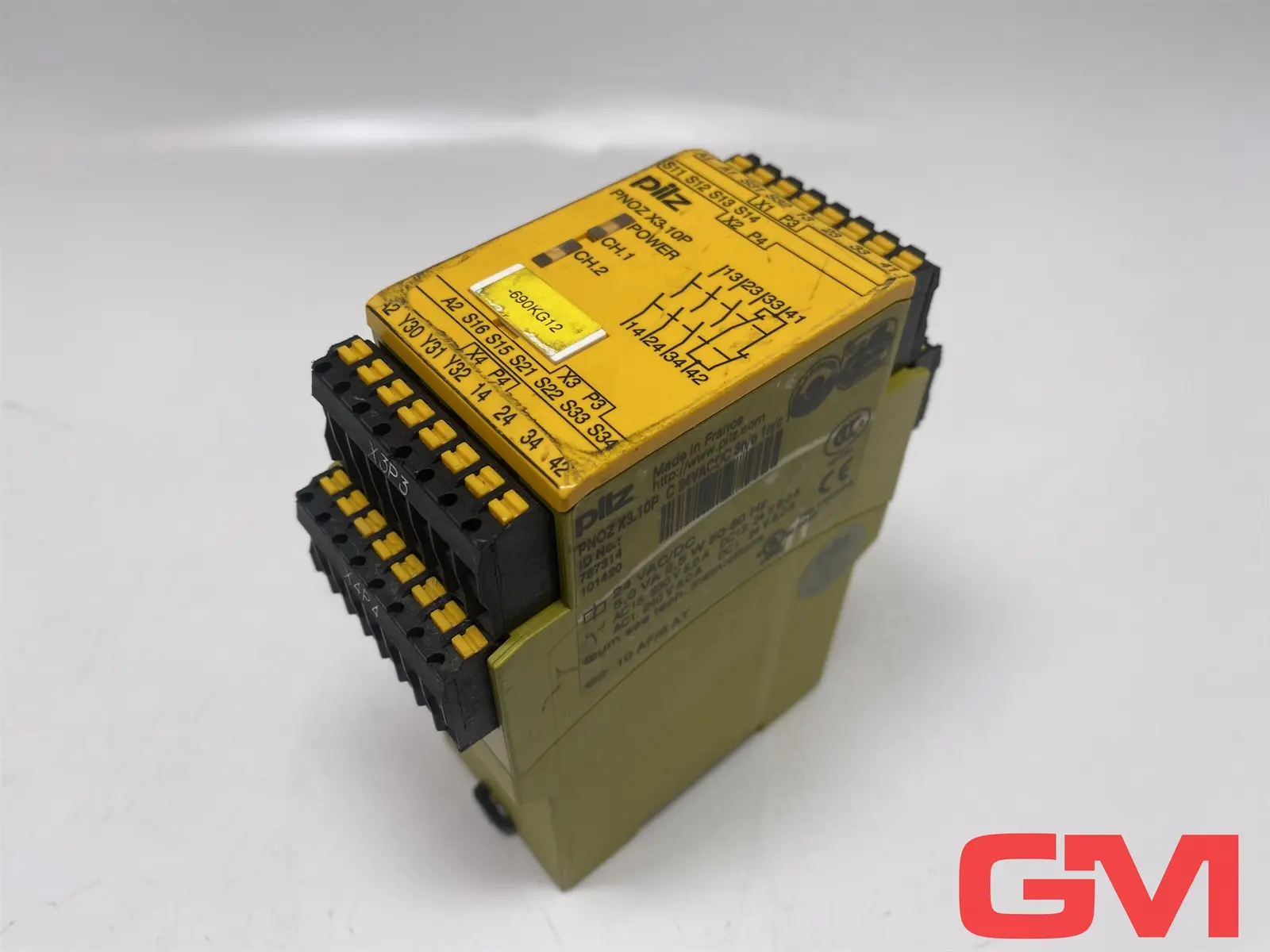 Produktfoto 1 von Pilz Sicherheitsschaltgerät PNOZ X3.10P 24V safety relay 787314 beschädigt