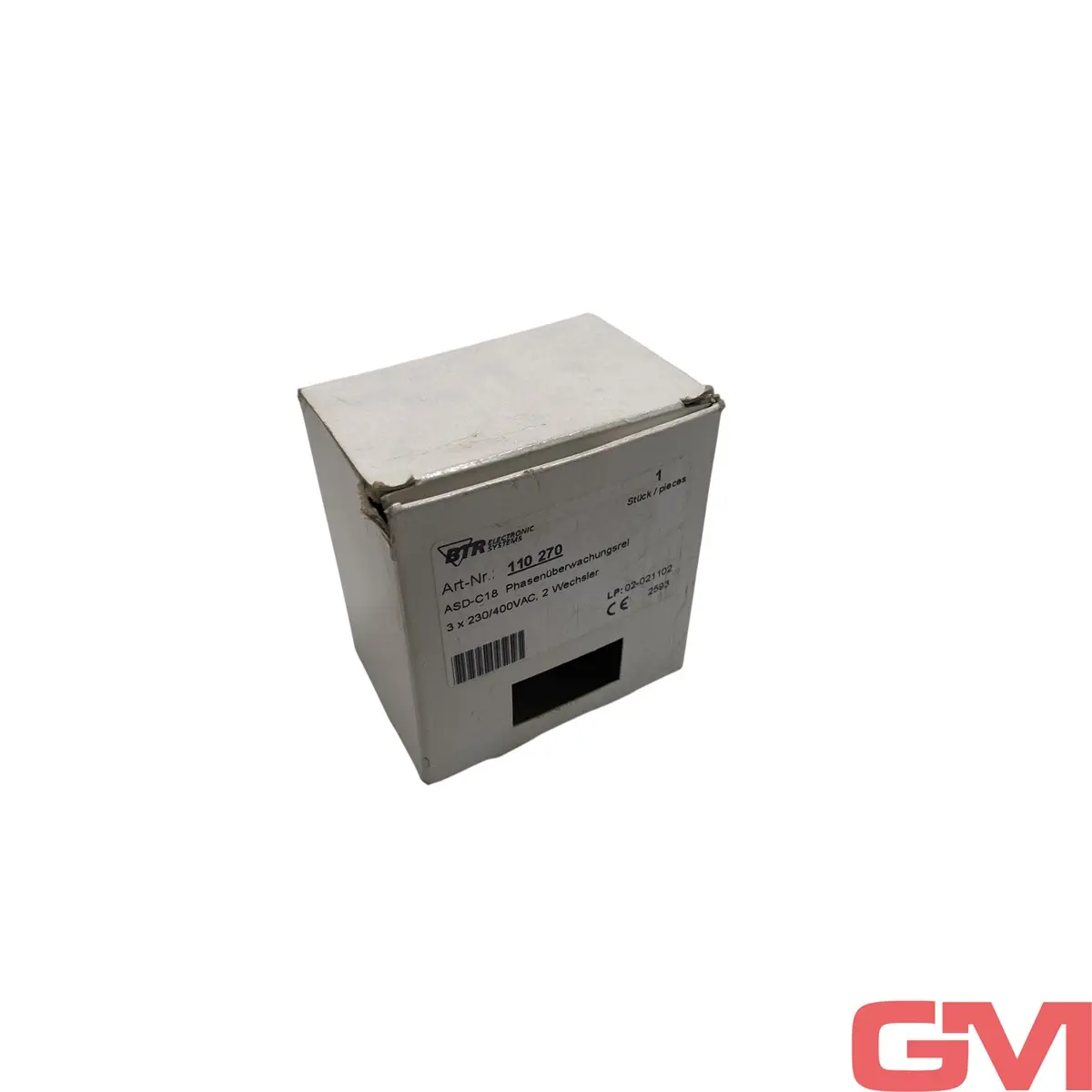 Produktfoto 1 von BTR Phasenüberwachungsrelais ASD-C18 phase monitoring relay 110270