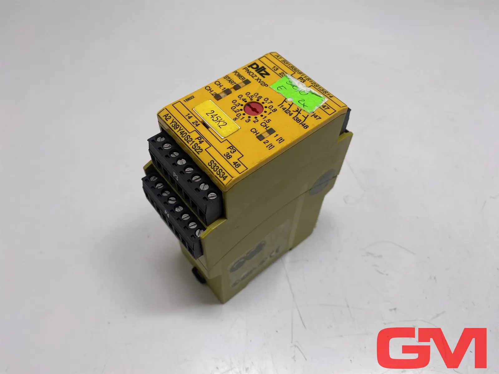 Produktfoto 1 von Pilz Sicherheitsschaltgerät PNOZ XV2P 3/24VDC 2n/o 2n/o t safety relay 777502