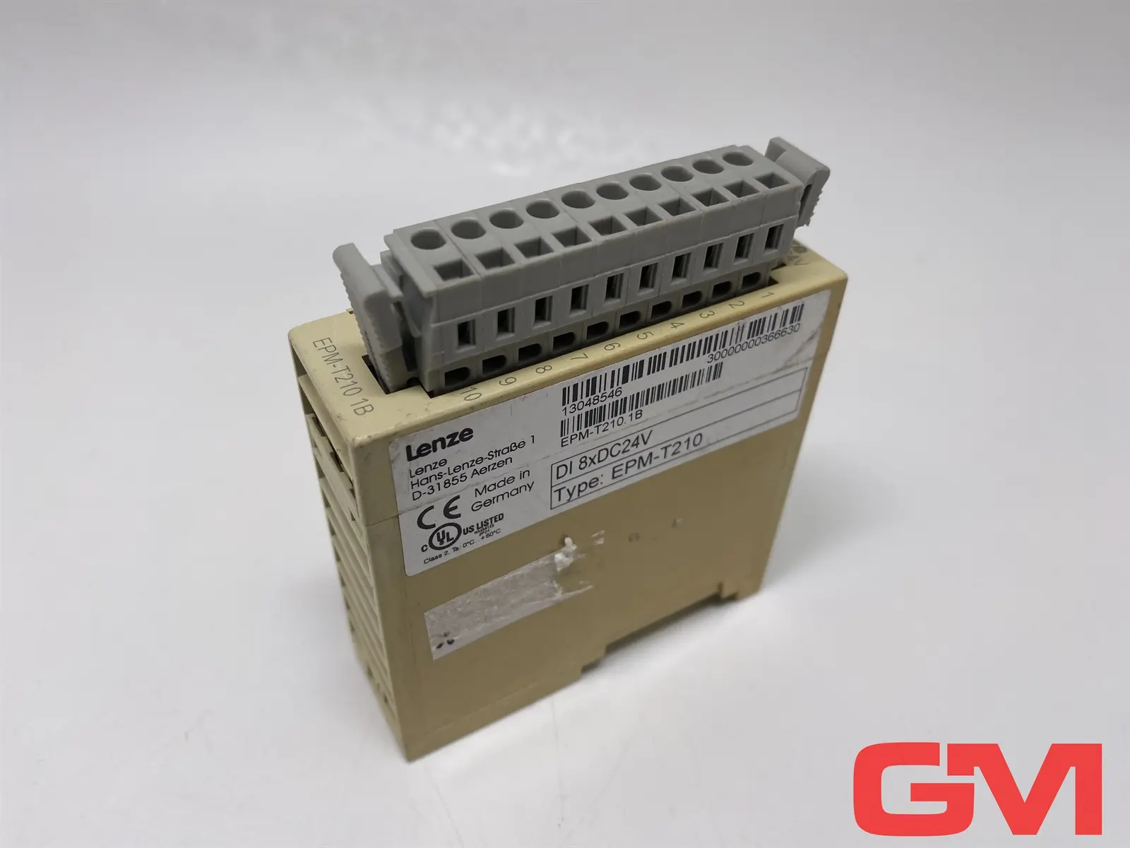 Produktfoto 1 von Lenze Eingangsmodul EPM-T210.1B input module 8xDC24V 13048546 leicht beschädigt