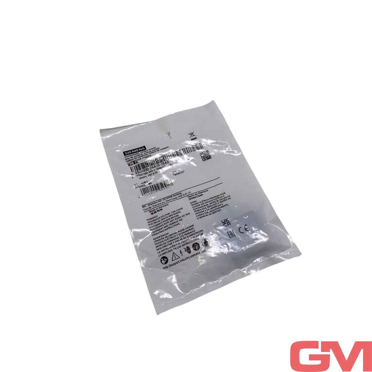 Produktfoto 1 von Siemens Kontaktmodul 3SU1400-2AA10-1BA0 contact module 1NO 1 Schaltglied 10A