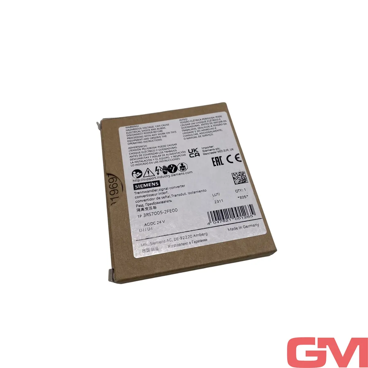 Produktfoto 1 von Siemens Trennwandler 3RS7005-2FE00 signal converter AC/DC 24 V 3-Wege-Trennung