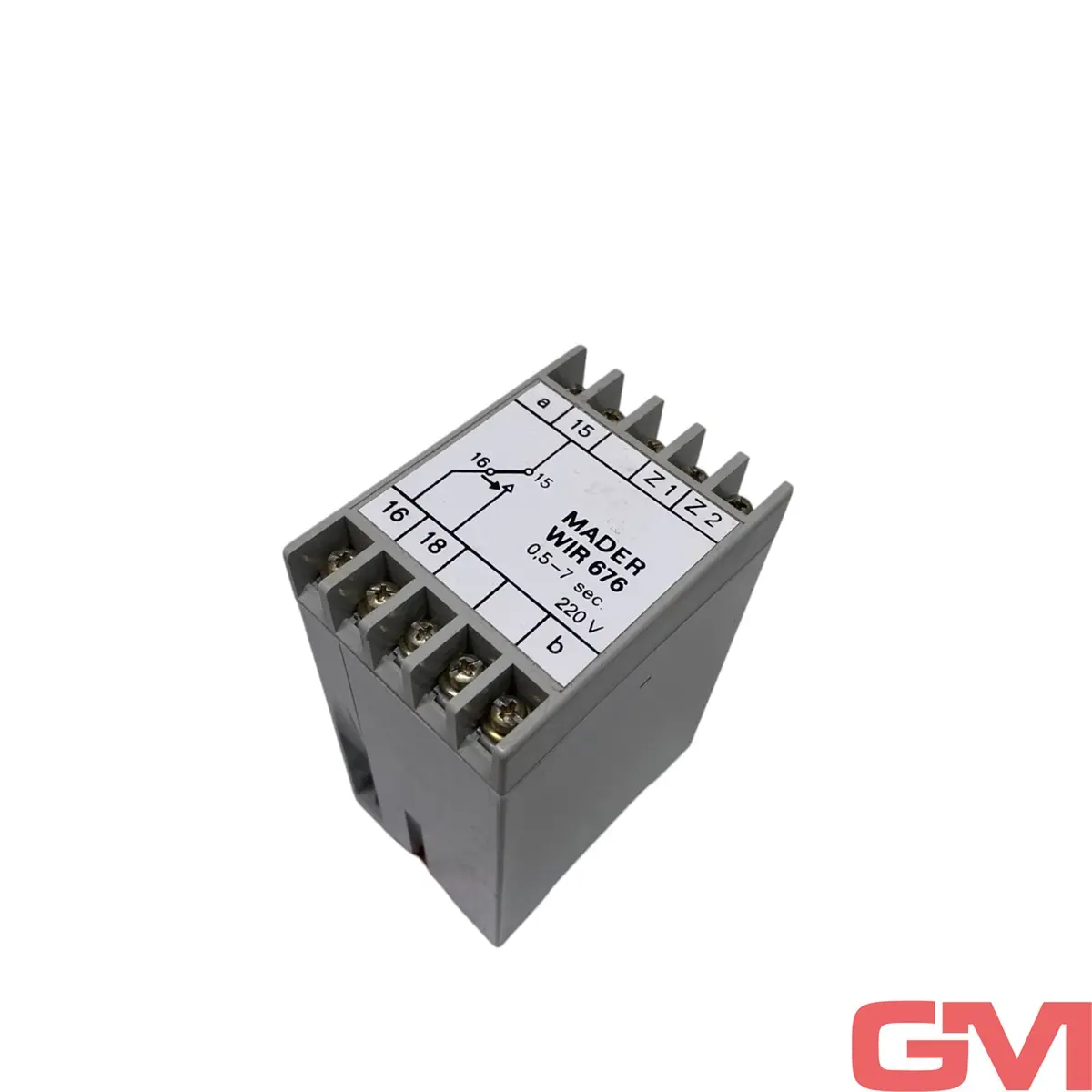 Mader Zeitrelais WIR 676 0,5-7 sec. time relay 220V