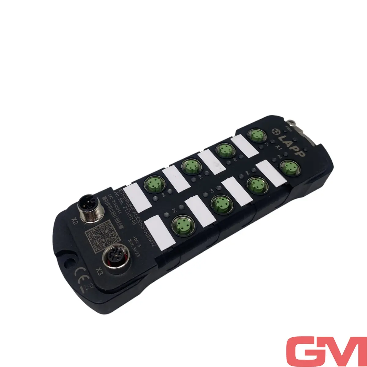 Produktfoto 1 von Lapp Unmanaged Switch ETHERLINE ACCESS U08M12 21700148 Verteiler HW: 3
