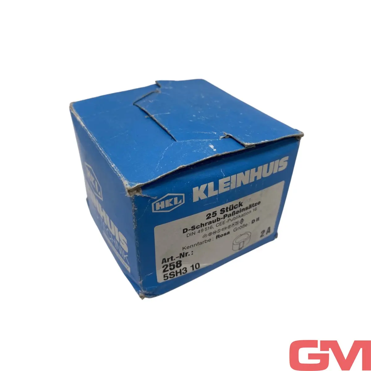Produktfoto 1 von VE 20x Kleinhuis D-Schraub-Passeinsatz 258 screw-in sleeve socket 5SH310 2A