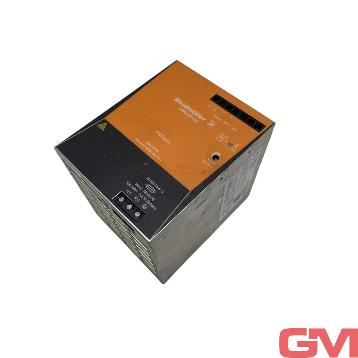 Produktfoto 1 von Weidmüller Stromversorgung PRO ECO 480W 24V 20A power supply 1469510000
