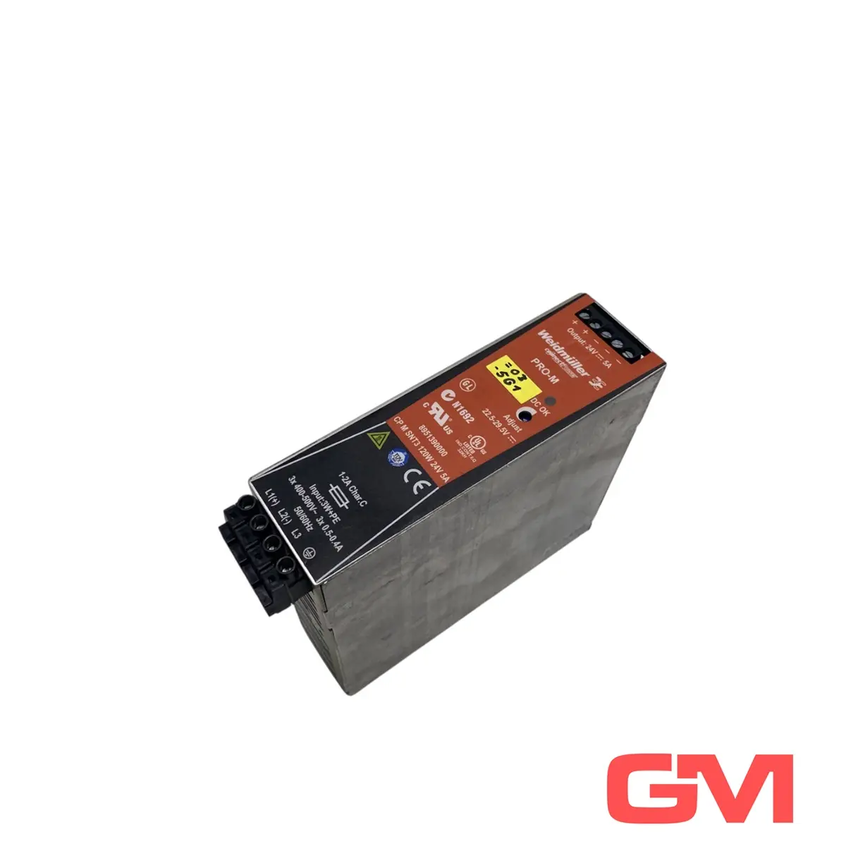 Produktfoto 1 von Weidmüller Schaltnetzgerät CP M SNT3 120W 24V 5A power supply 8951390000