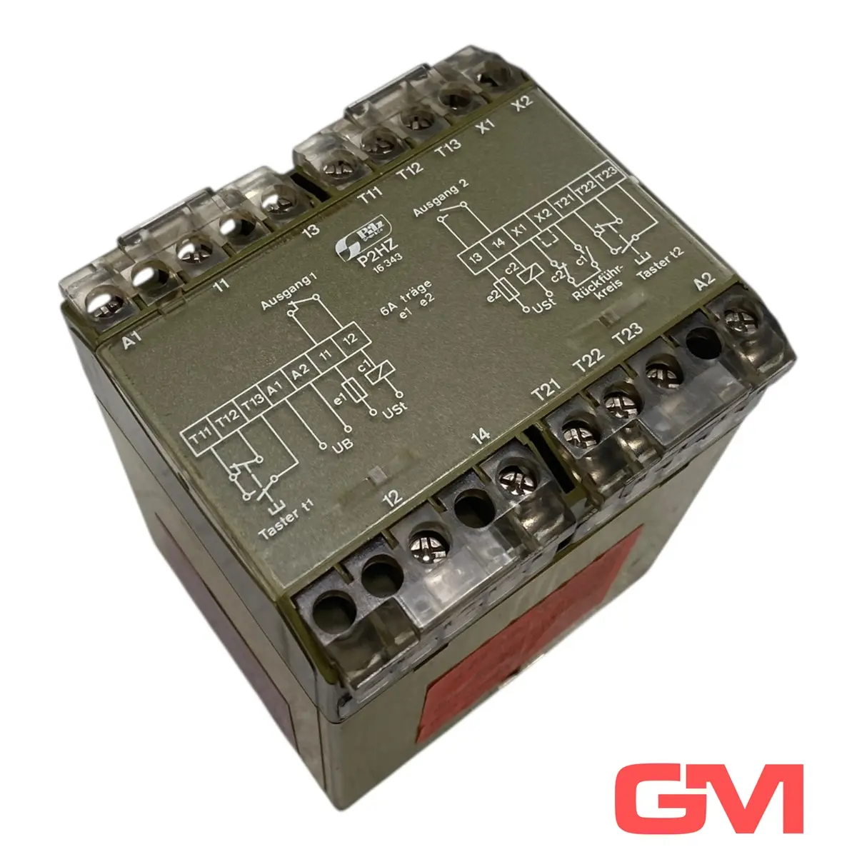 Produktfoto 1 von Pilz Sicherheitsrelais P2HZ 110VAC/1a/1r safety relay 474152 P2HZ