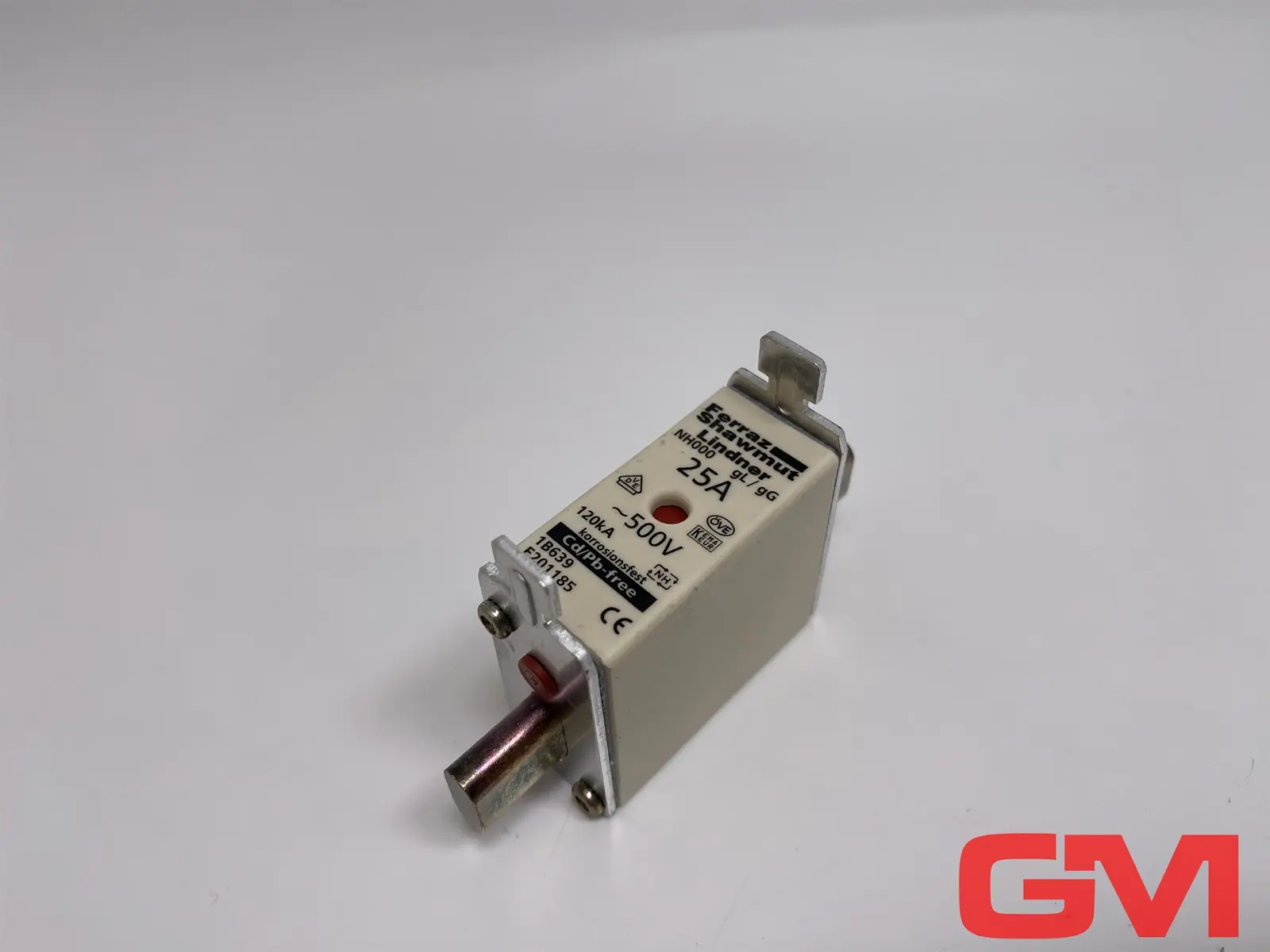 Produktfoto 1 von Ferraz Shawmut Lindner Sicherungseinsatz NH000GG50V25 fuse link 25A 1B639