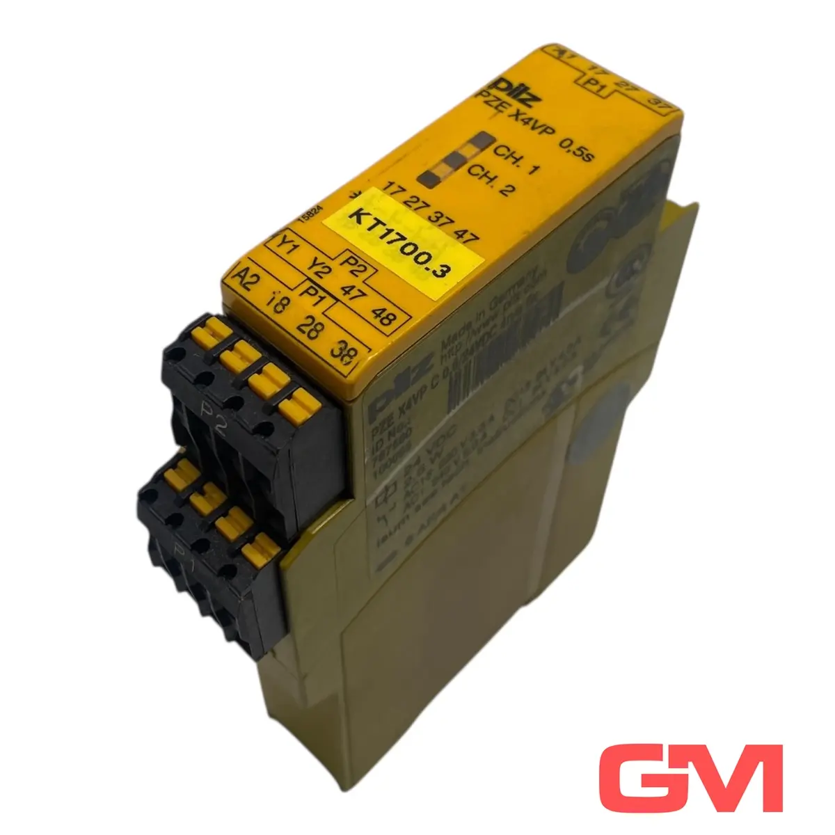 Produktfoto 1 von Pilz Kontakterweiterung PZE X4VP C 0,5/24VDC 4n/o fix relay 787580 Klammer fehlt