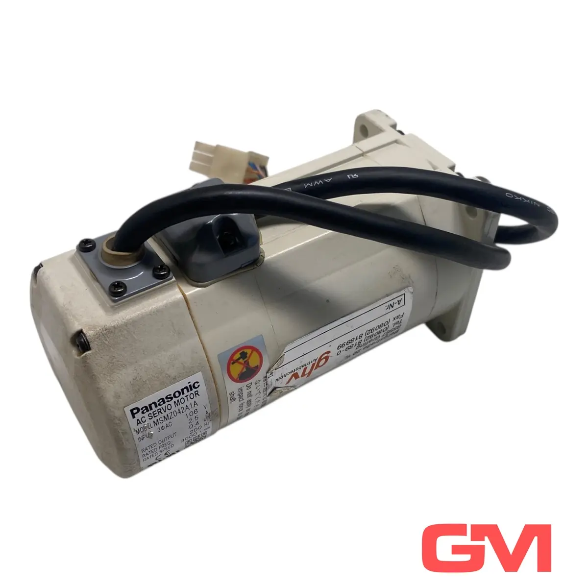 Produktfoto 1 von Panasonic AC Servomotor MSMZ042A1A AC Servo Motor 106V 0,4kW 200Hz