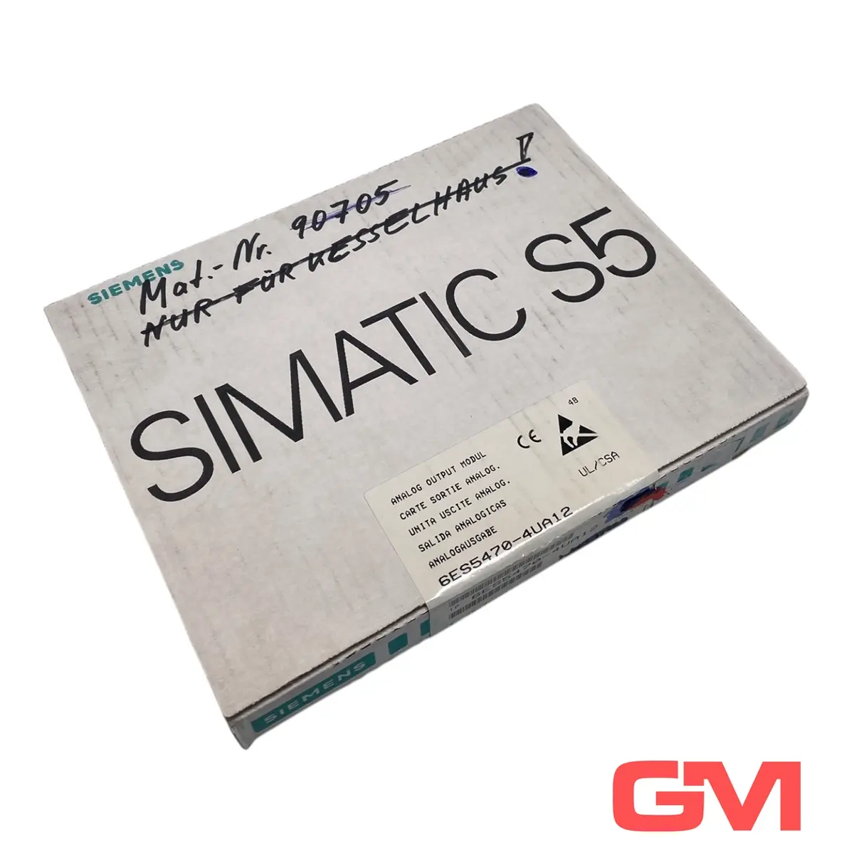Produktfoto 1 von Siemens Analogausgabe 6ES5470-4UA12 analog output module 470 SIMATIC S5