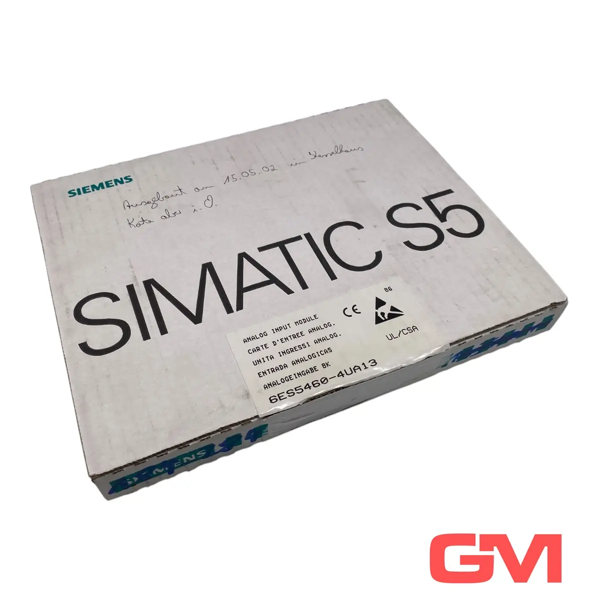 Produktfoto 1 von Siemens Analogeingabe 6ES5460-4UA13 analog input module 460  E-Stand 3 Simatic