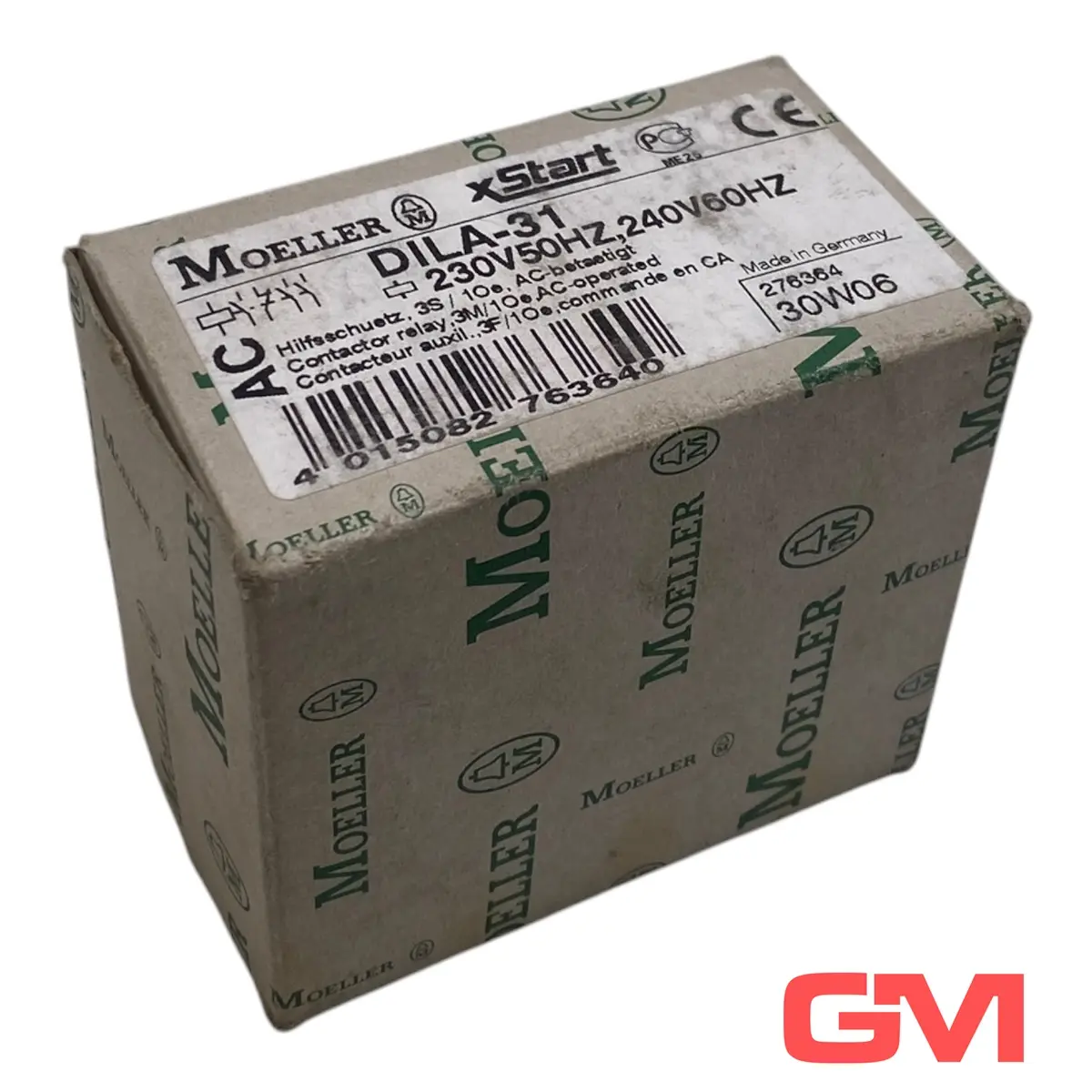 Produktfoto 1 von Moeller Hilfsschütz DILA-31(230V50240V60) contactor relay 3NO+1NC 276364