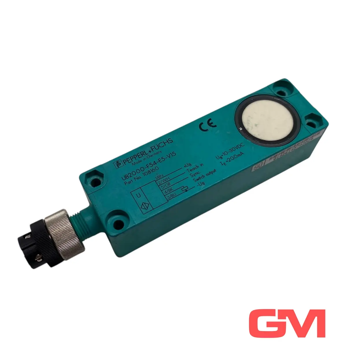 Produktfoto 1 von Pepperl+Fuchs Ultraschallsensor UB2000-F54-E5-V15 ultrasonic sensor 108160
