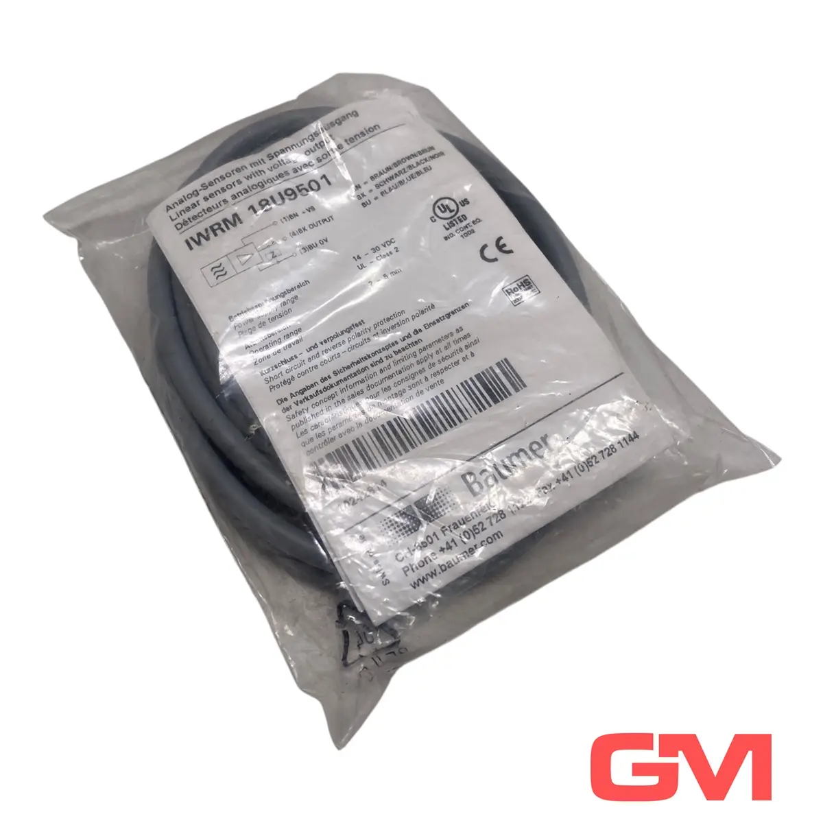 Produktfoto 1 von Baumer Induktiver Abstandssensor IWRM 18U9501 Inductive distance sensor 10242814