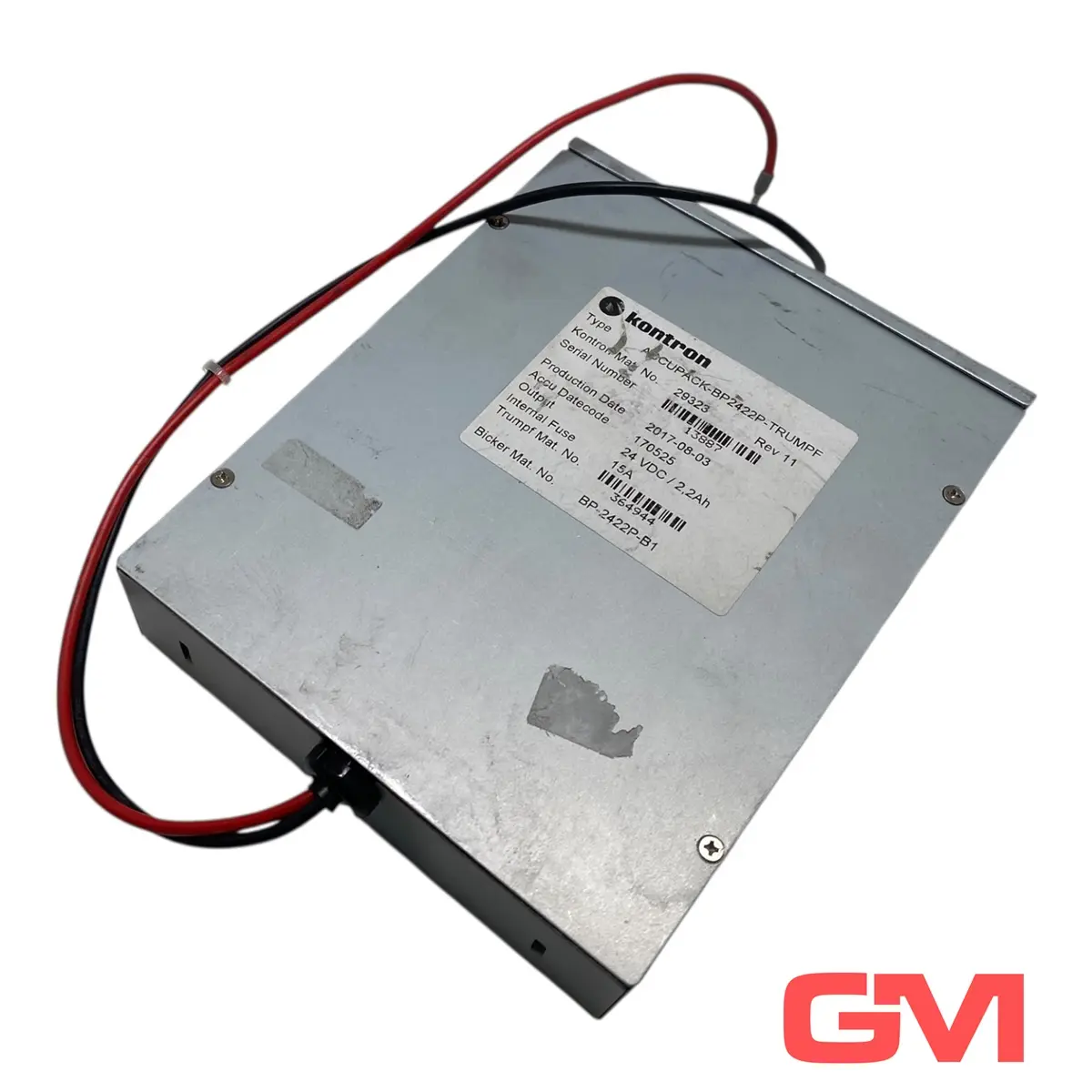 Produktfoto 1 von Kontron Akkueinheit ACCUPACK-BP2422P-TRUMPF 29323 Rev. 11 BP-2422P-B1 364944
