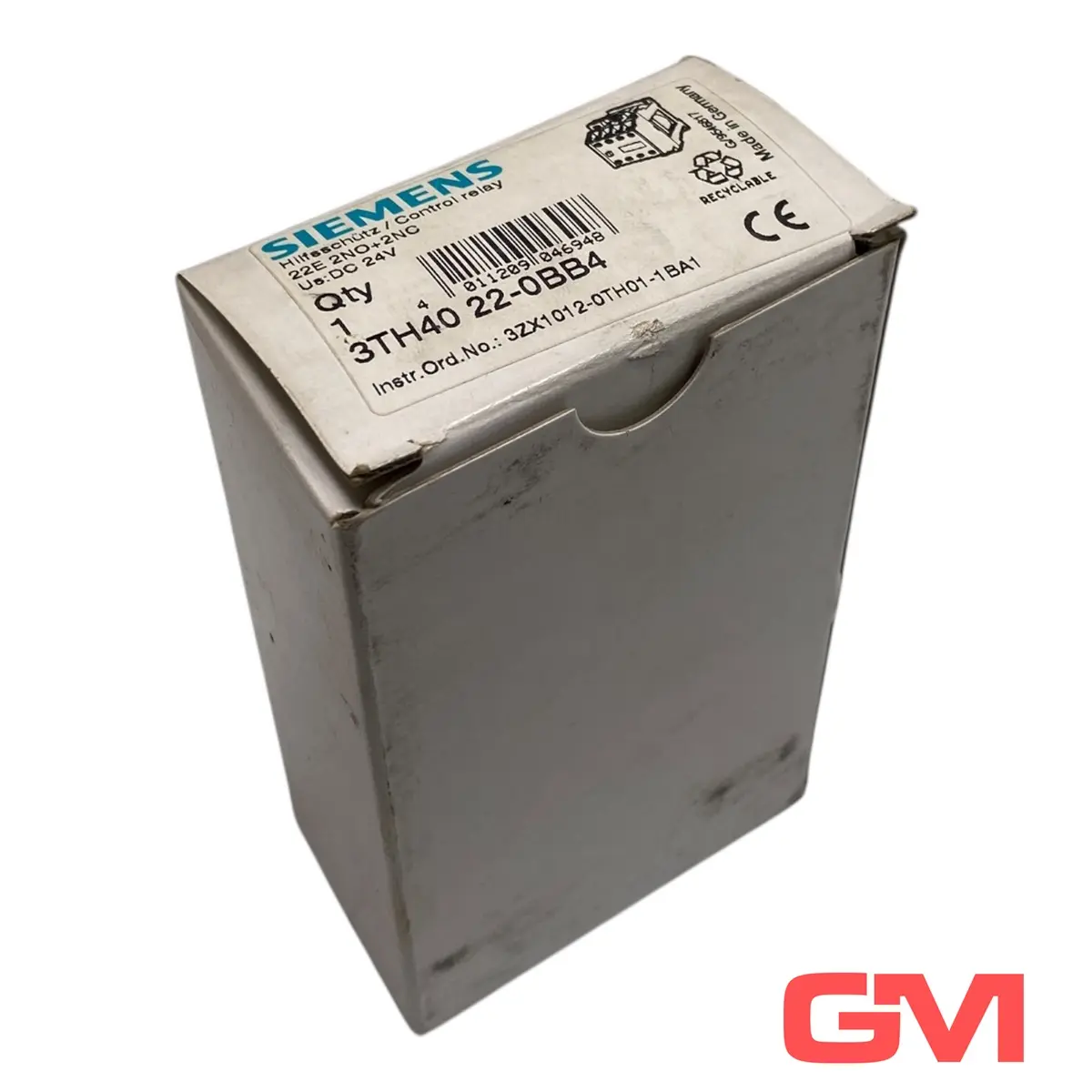 Produktfoto 1 von Siemens Hilfsschütz 3TH4022-0B control relay DC 24V 2NO + 2NC Schütz