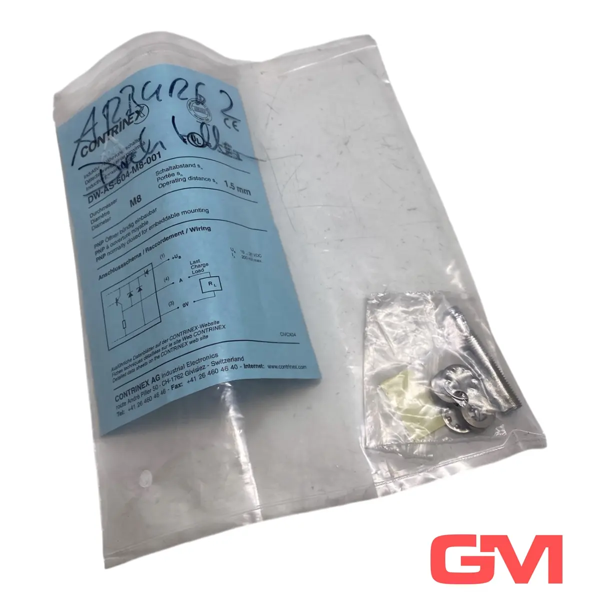 Produktfoto 1 von Contrinex Induktiver Näherungsschalter DW-AS-604-M8-001 proximity sensor
