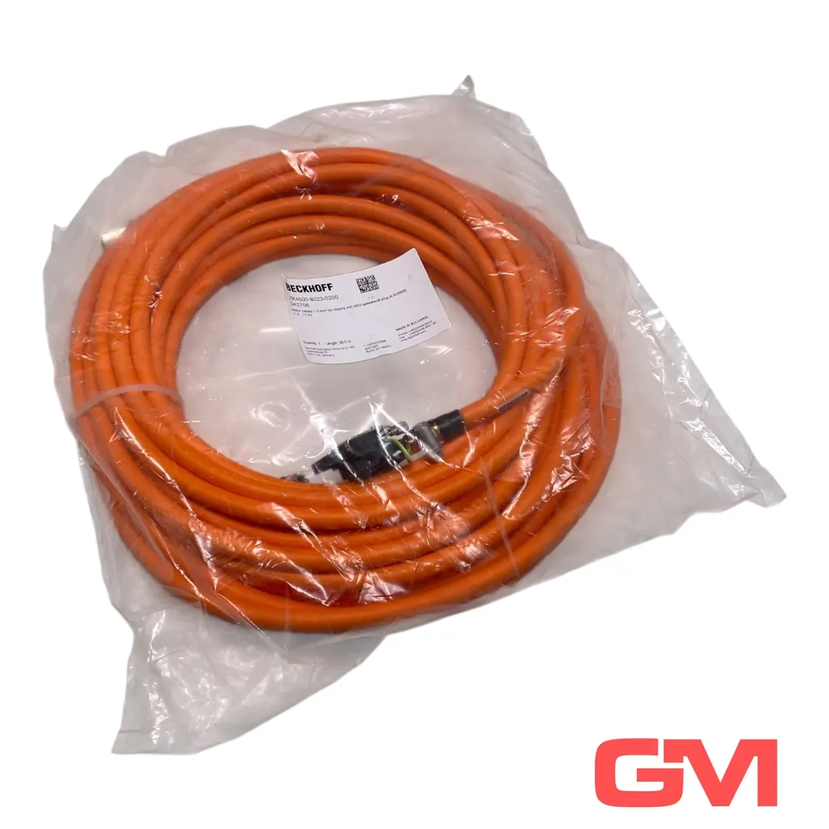 Produktfoto 1 von Beckhoff Motoranschlussleitung ZK4500-8023-0200 motor cable 1,5mm² 20m 042706