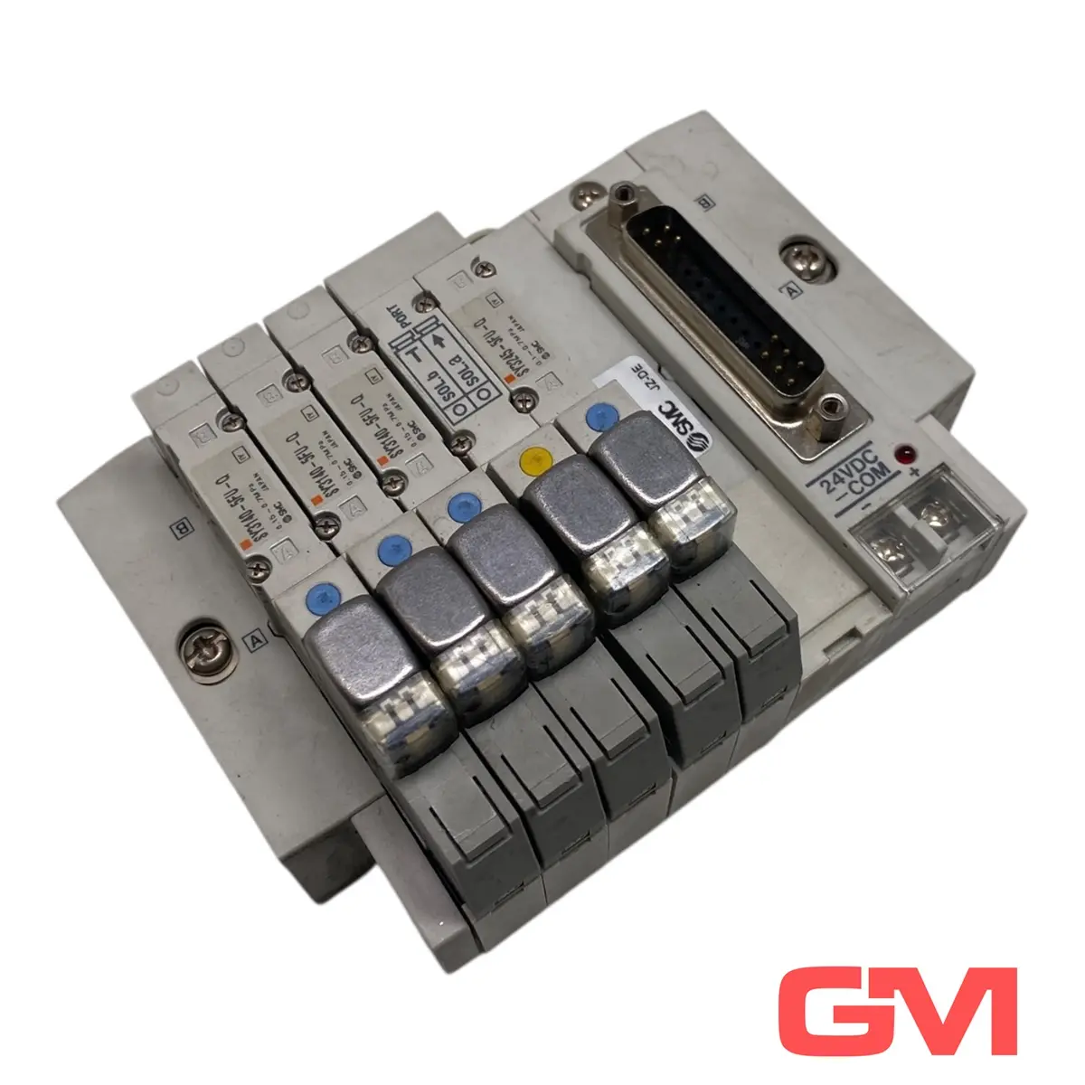 Produktfoto 1 von SMC Ventilinsel SY3-LNJ053 valve terminal 4x SY3140-5FU-Q 24VDC-COM