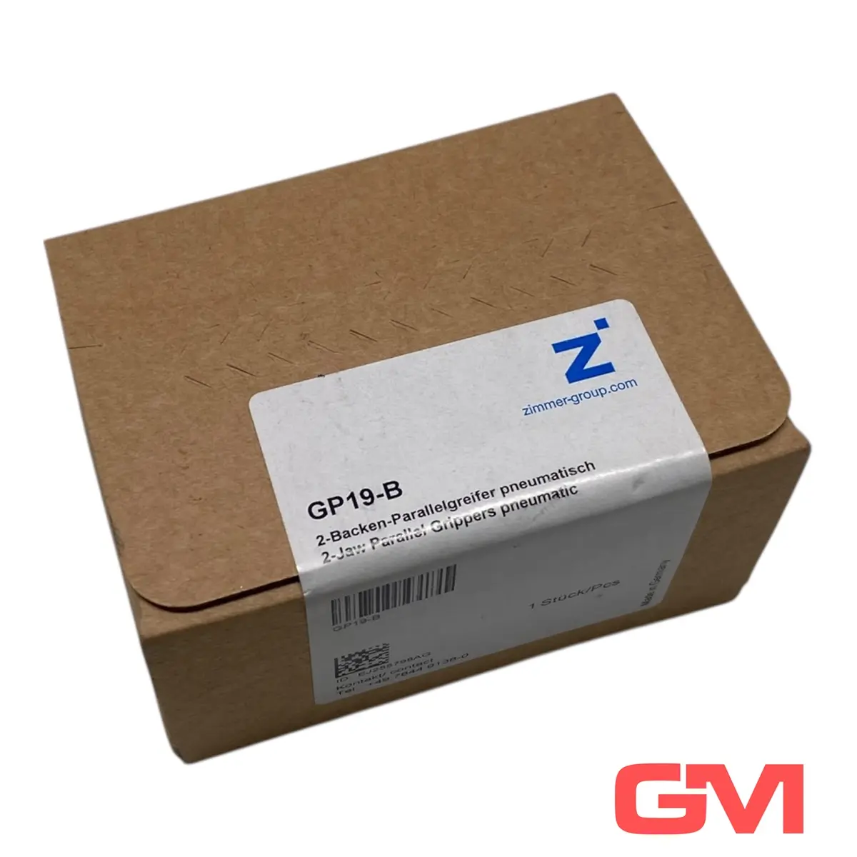 Produktfoto 1 von Zimmer 2-Backen-Parallelgreifer pneumatisch GP19-B parallel gripper pneumatic