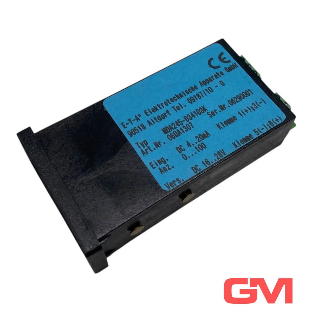 Produktfoto 1 von E-T-A Digitalanzeige MDA245-D341D3K Digital Panel Instrument 06DA1307