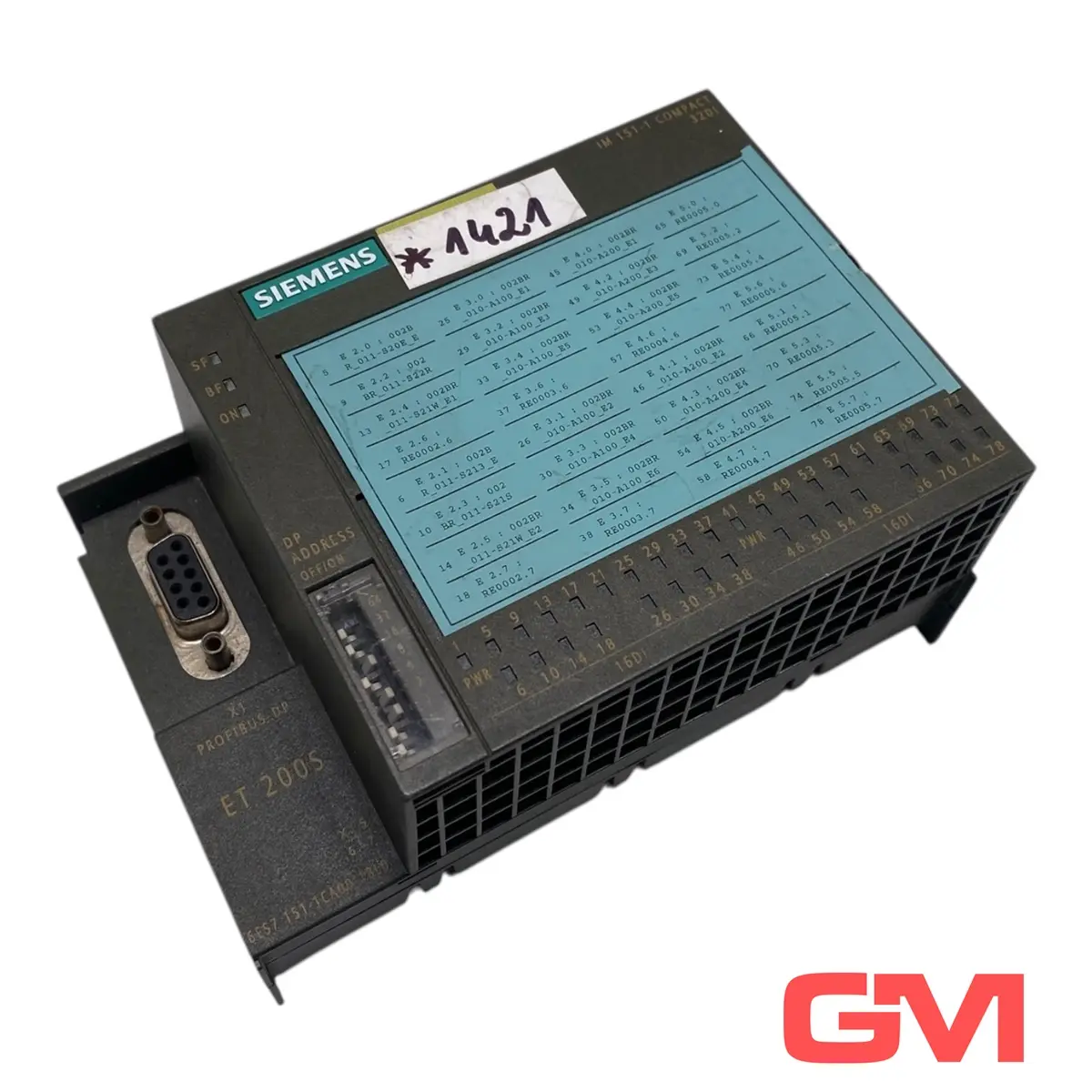 Produktfoto 1 von Siemens Elektronikblock 6ES7151-1CA00-1BL0 electronic block 32DI STD E-Stand 4