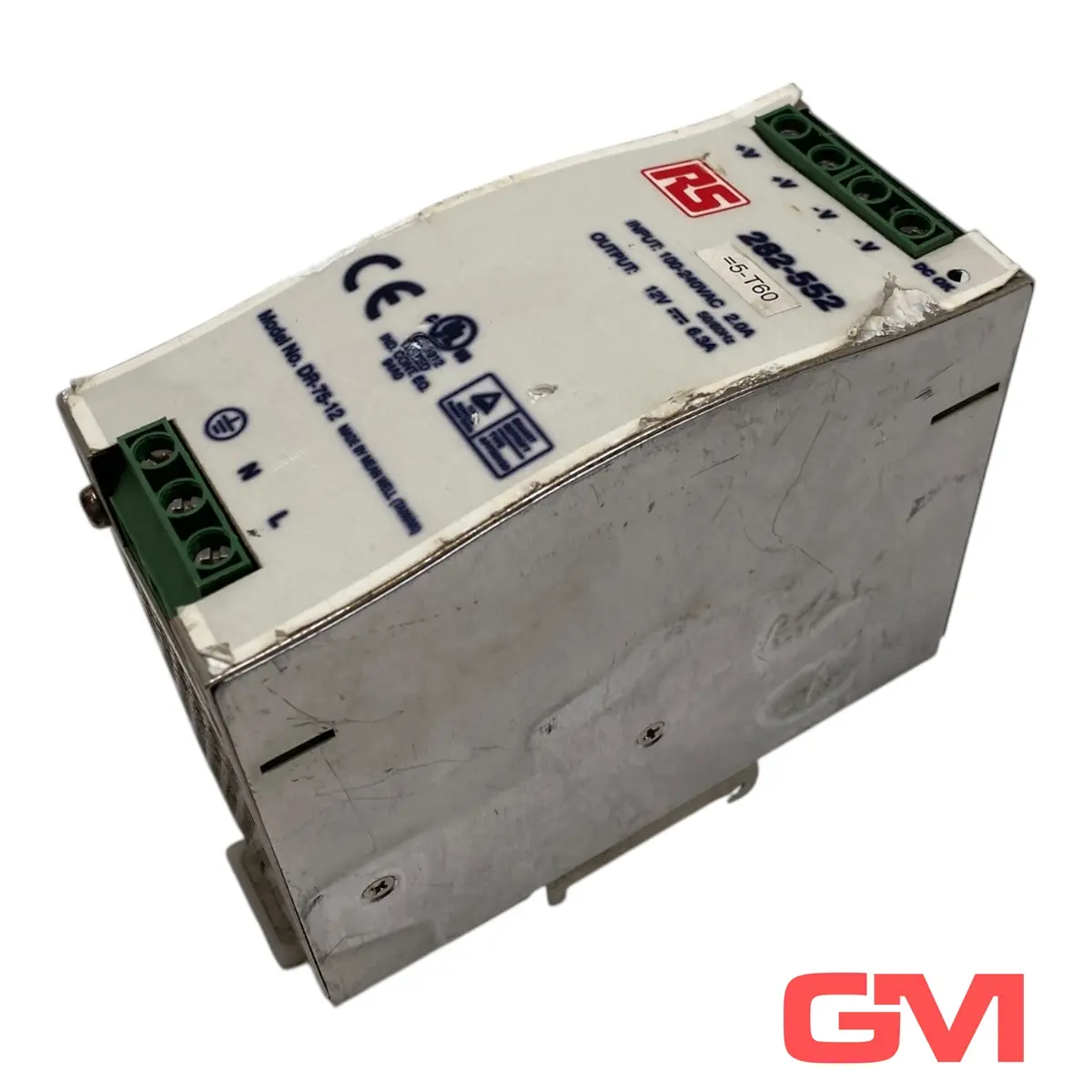 Produktfoto 1 von Mean Well Schaltnetzteil DR-75-12 switch mode power supply RS 282-552