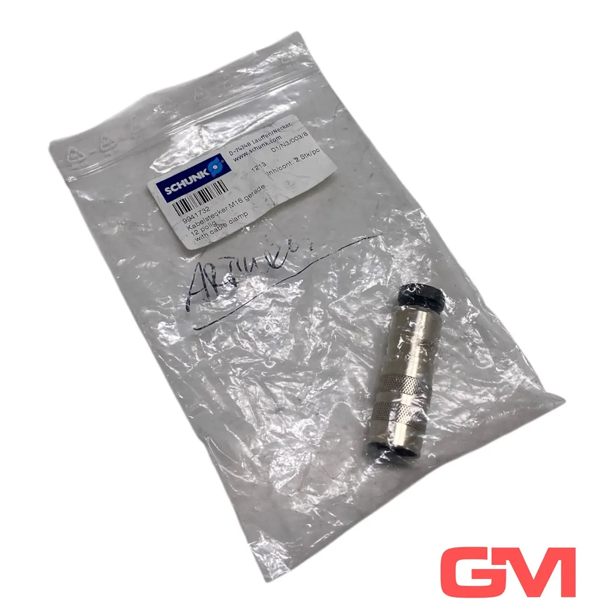 Produktfoto 1 von Schunk Kabelstecker M16 gerade KBU-M16-G 12P connector socket 9941732