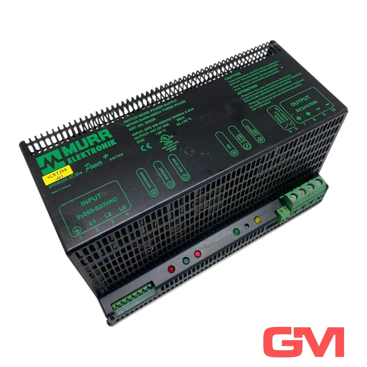 Produktfoto 1 von Murr Elektronik MPS Schaltnetzteil 3-phasig 85068 power supply 3-phase
