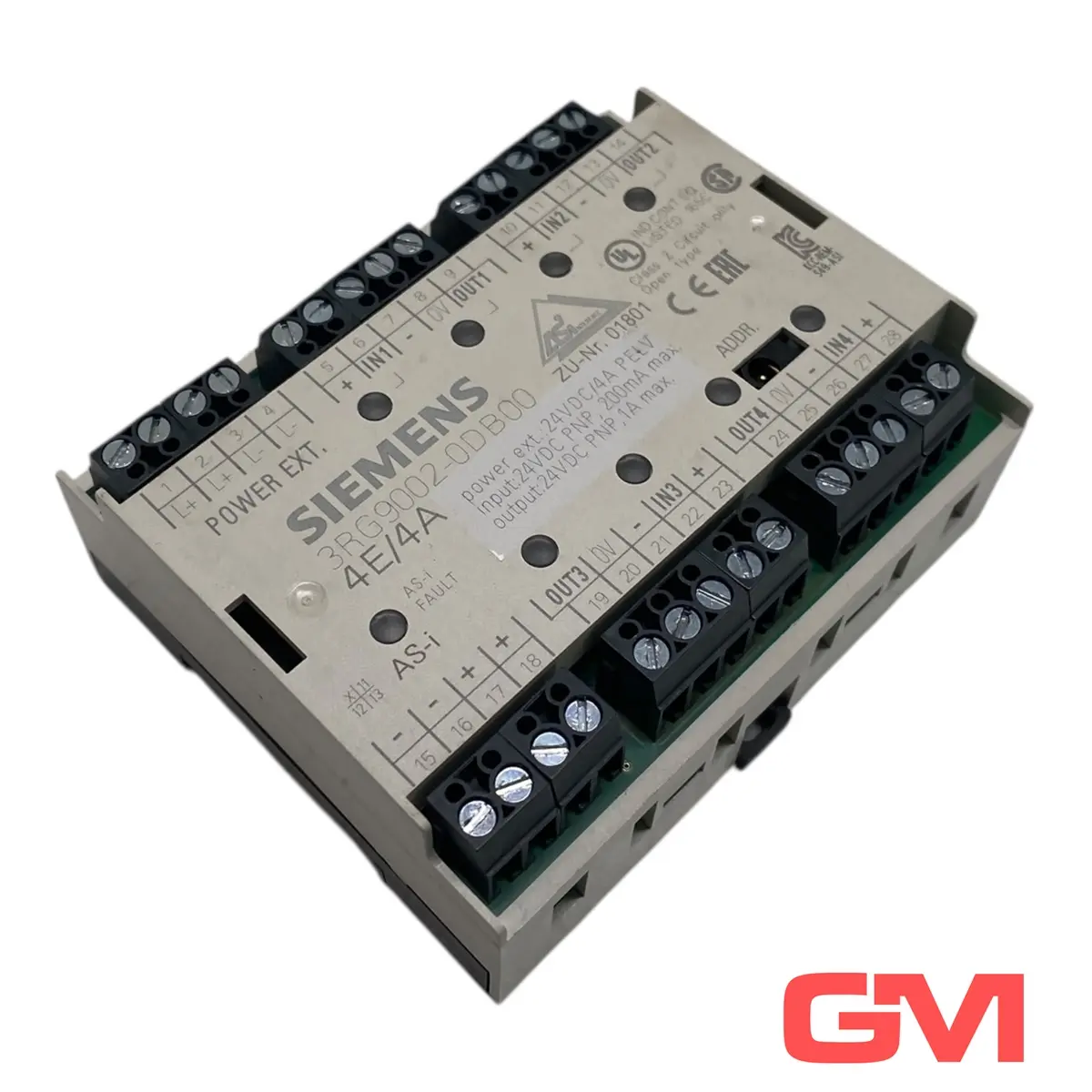 Produktfoto 1 von Siemens AS-Interface Modul 3RG9002-0DB00 module F90 digital 4E/4A