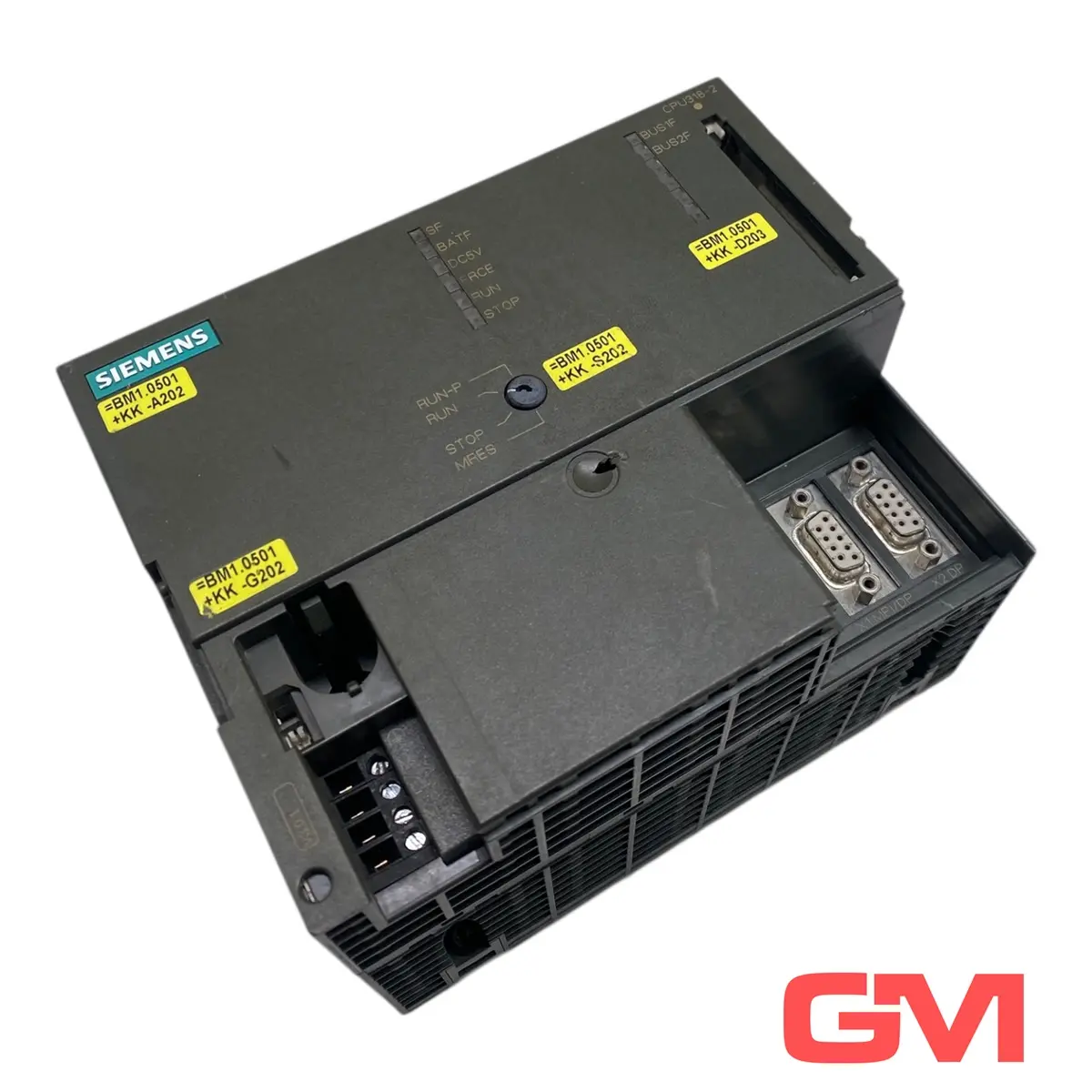 Produktfoto 1 von Siemens CPU 6ES7318-2AJ00-0AB0 CPU 318-2 DP 512 KByte E03 Abdeckplatte fehlt