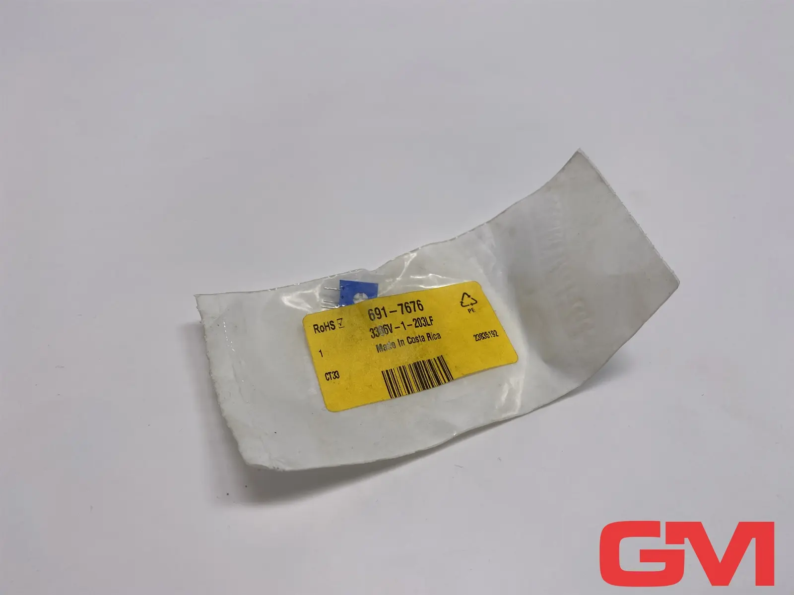Produktfoto 1 von Bourns Trimmer-Potentiometer 3386V-1-203LF potentiometer 20kΩ RS 691-7676