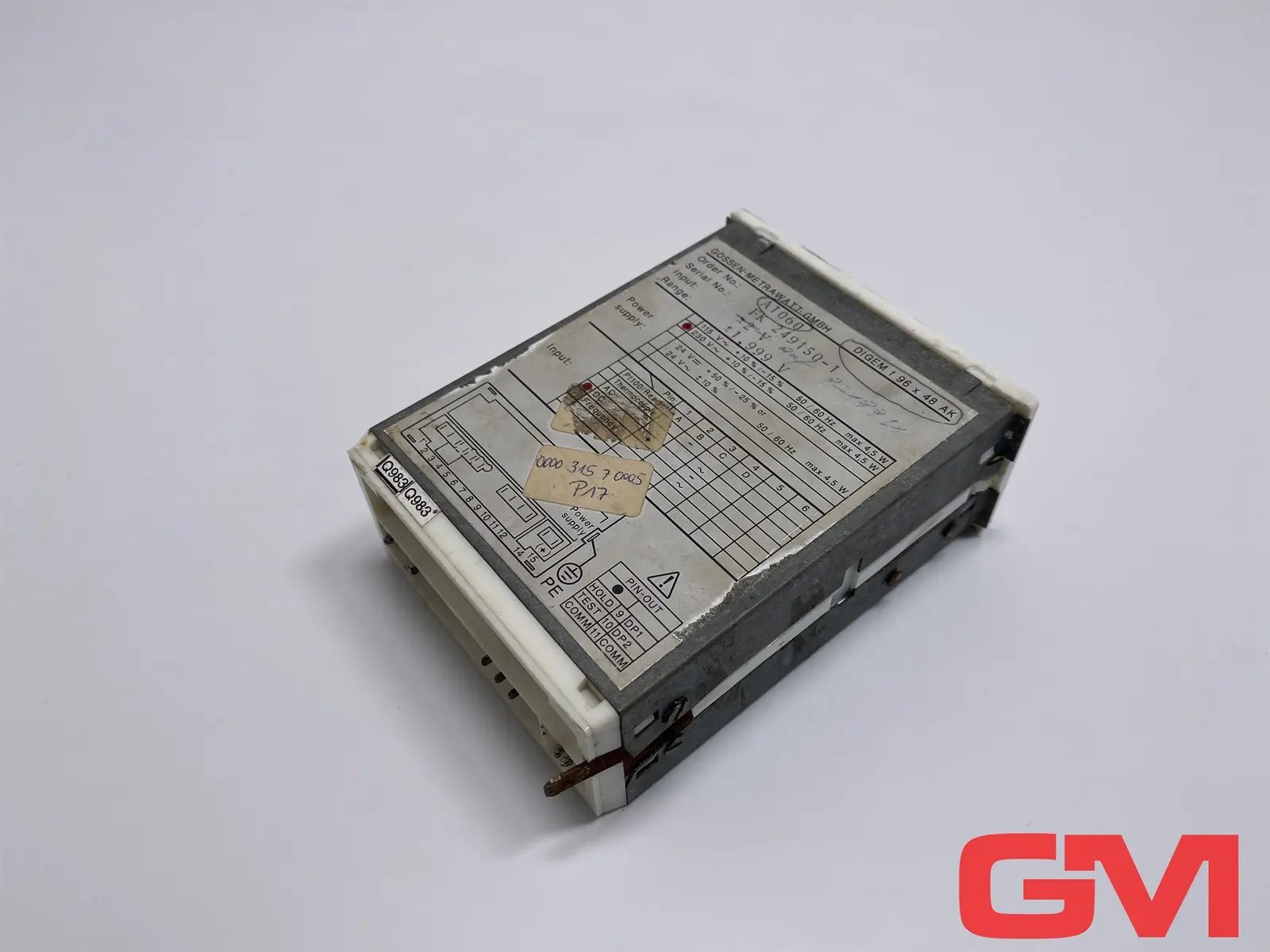 Produktfoto 1 von Gossen Metrawatt Messgerät DIGEM f 96x48 AK measuring device A1060 beschädigt