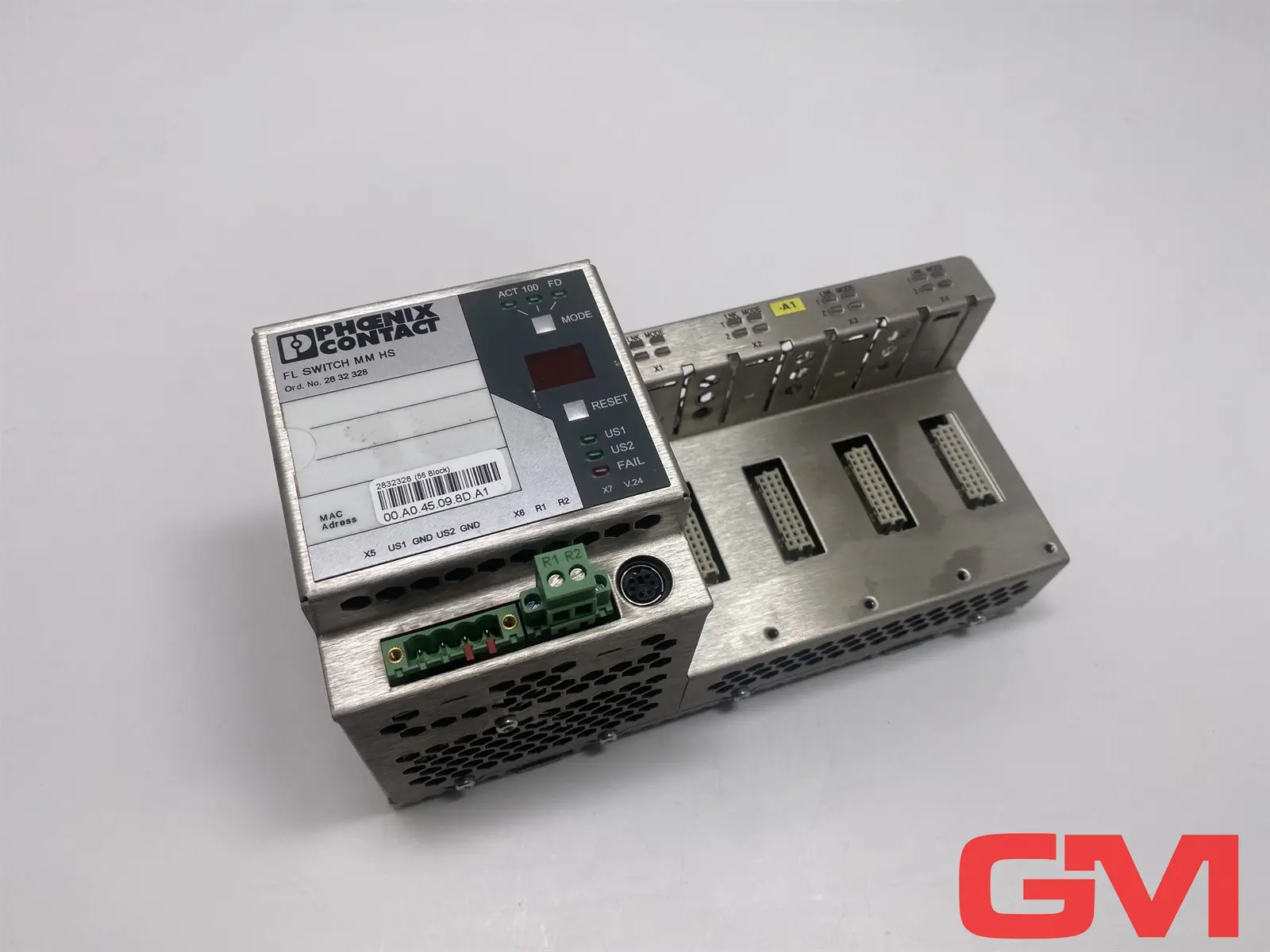Produktfoto 1 von Phoenix Contact Industrial Ethernet Switch FL SWITCH MM HS 2832328 Kopfstation