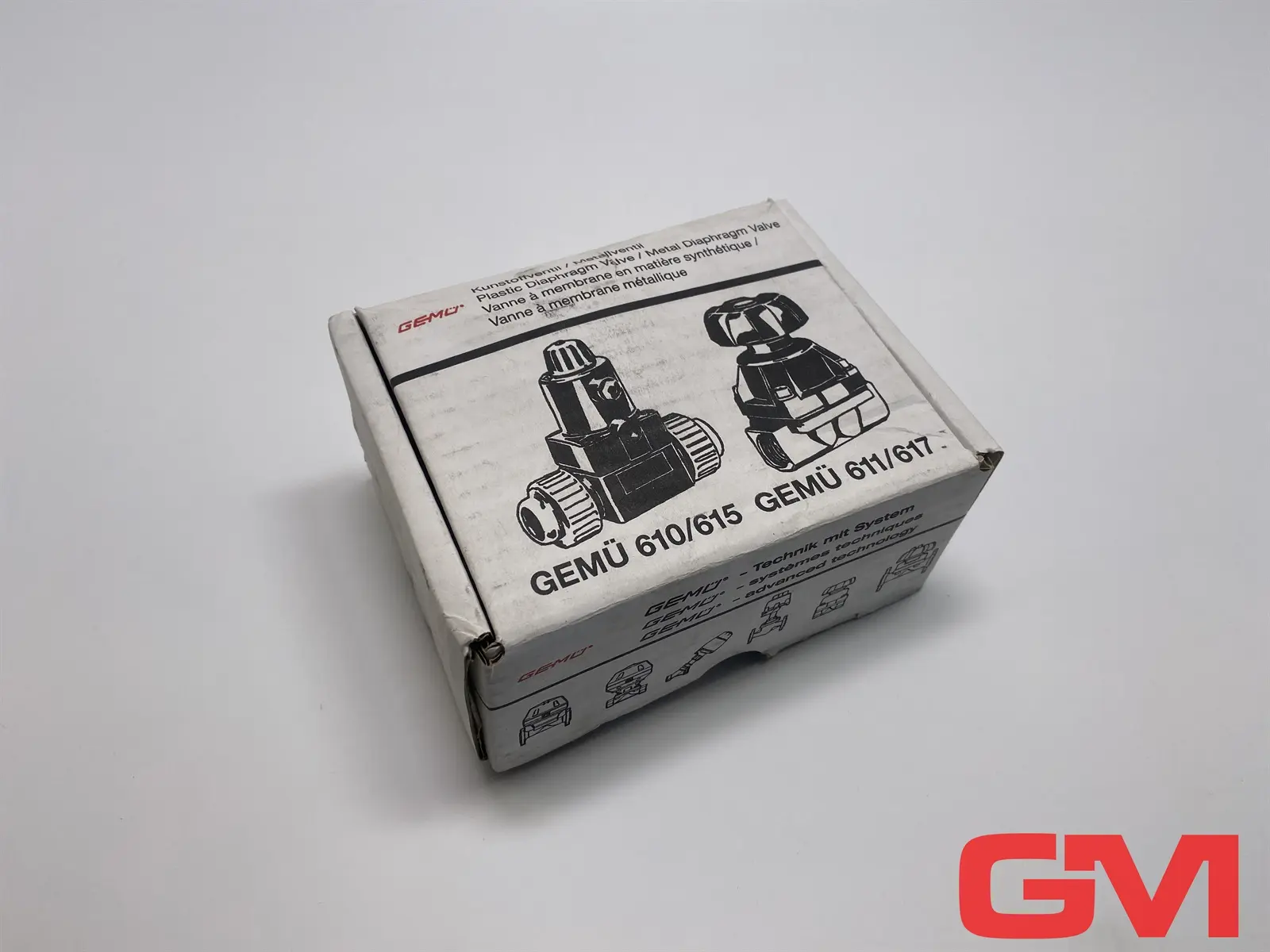 Produktfoto 1 von Gemü Kunststoff-Membranventil 610 15D 7 1141 plastic diaphragm valve 88009425