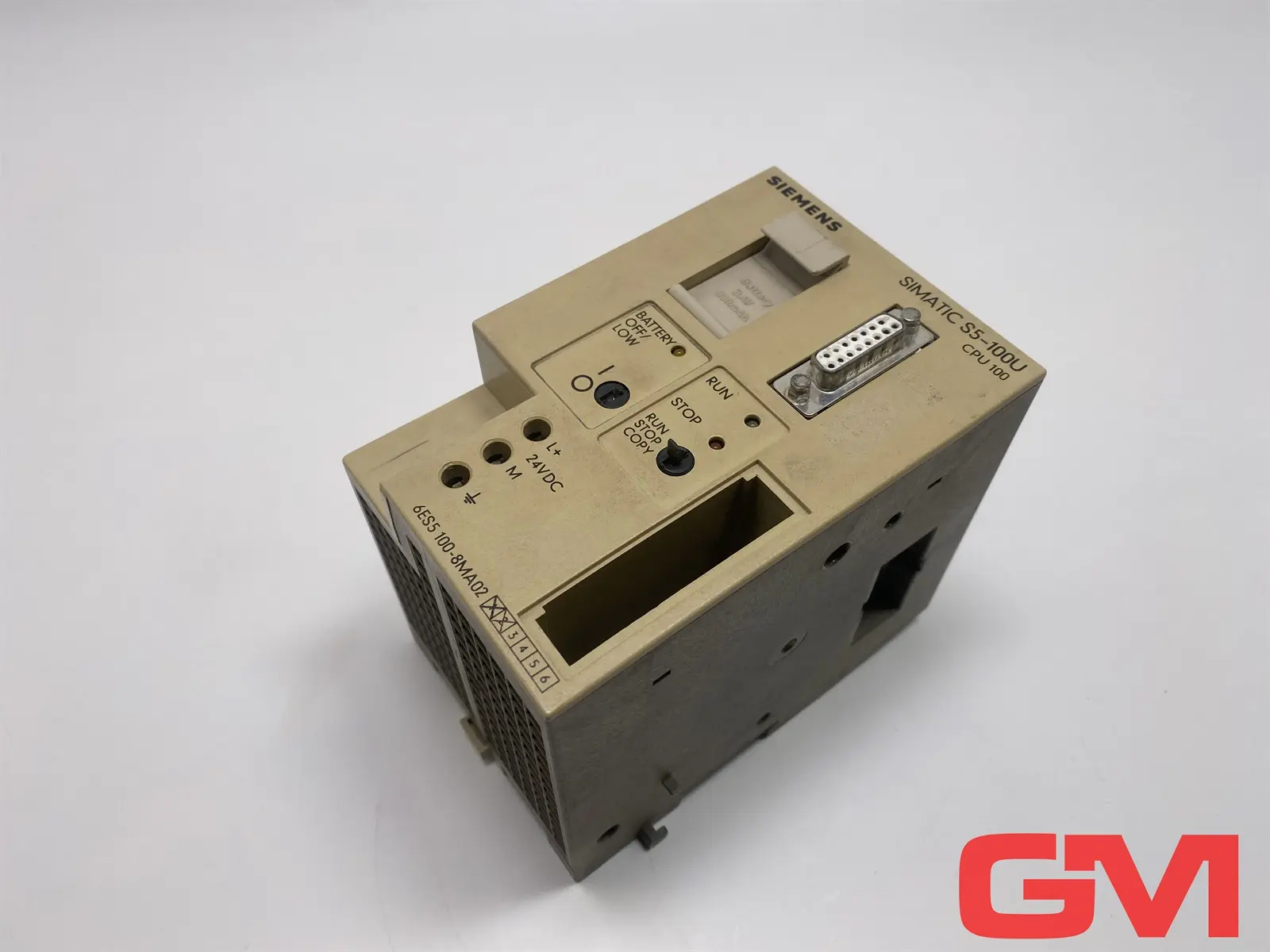 Produktfoto 1 von Siemens Zentralbaugruppe 6ES5100-8MA02 CPU 100 E-Stand 02 leicht beschädigt