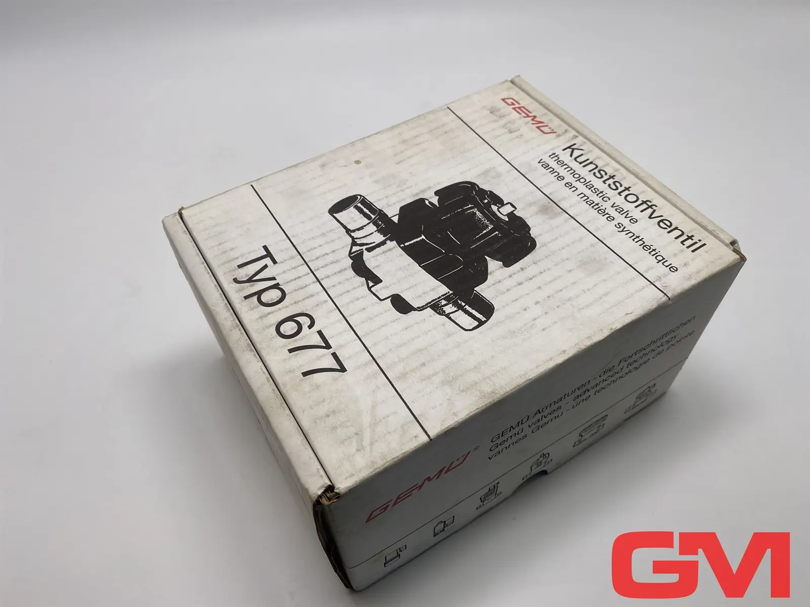 Produktfoto 1 von Gemü Kunststoff-Membranventil 677 40D 771140 plastic diaphragm valve 88052495