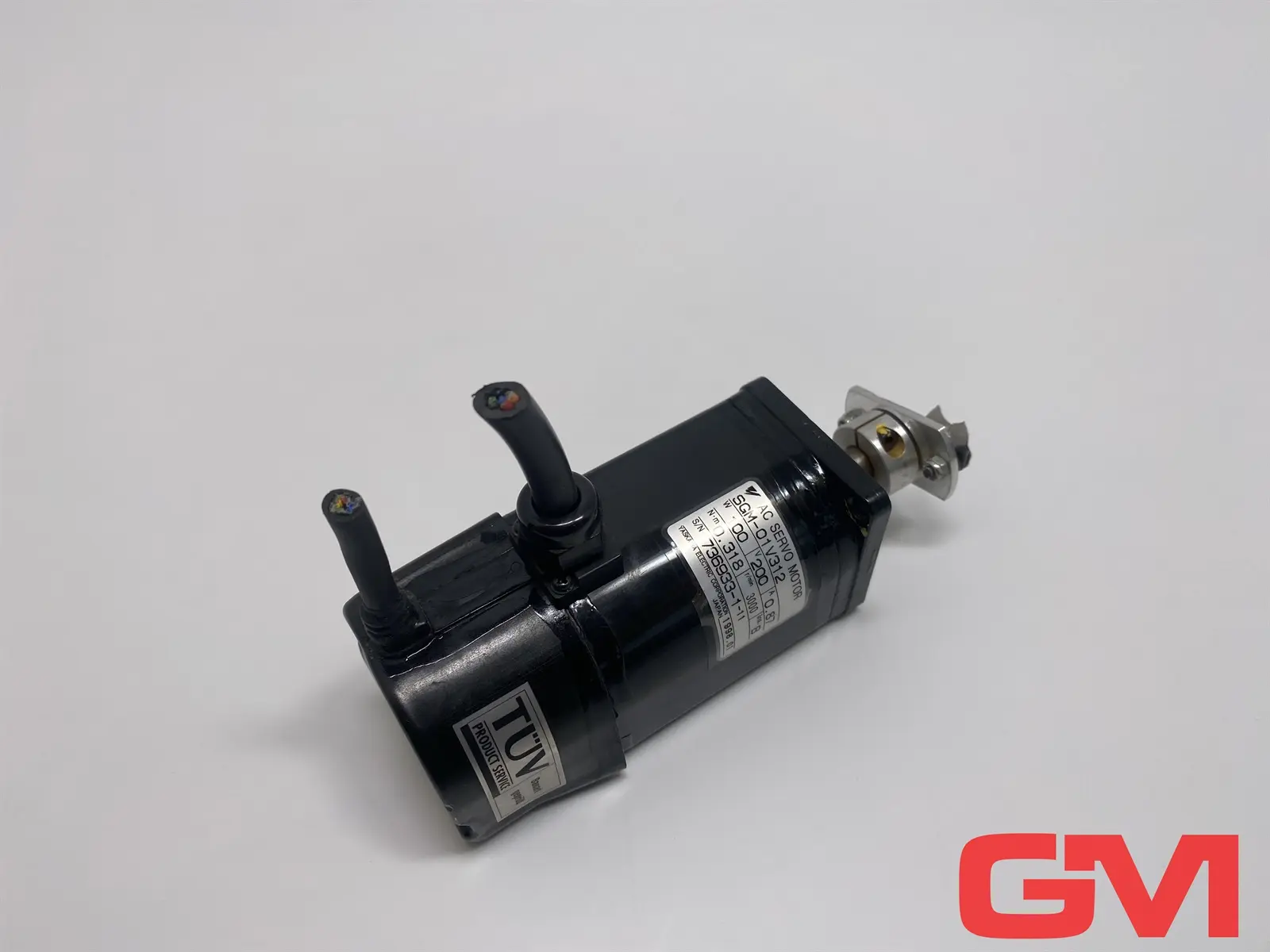 Produktfoto 1 von Yaskawa Servomotor SGM-01V312 AC servo motor 100W 200V Kabel beschädigt