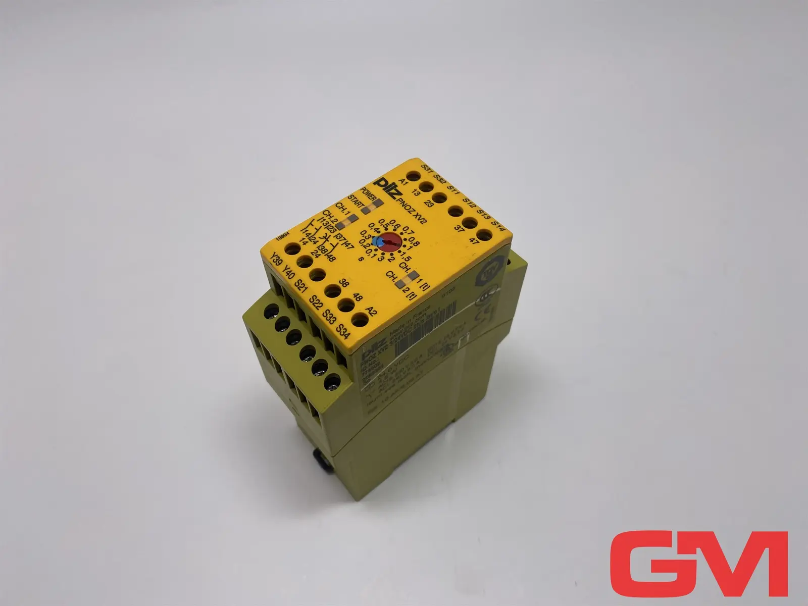 Produktfoto 1 von Pilz Sicherheitsschaltgerät PNOZ XV2 3/24VDC 2n/o 2n/o t safety relay 774502